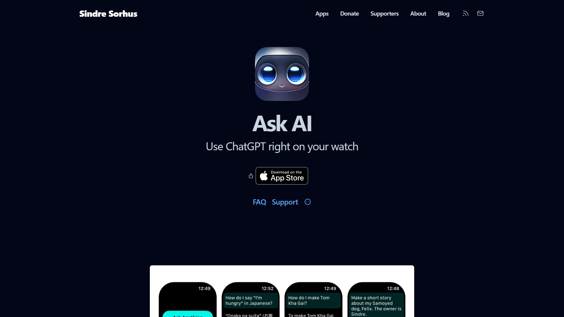 Ask AI by Sindre Sorhus screenshot