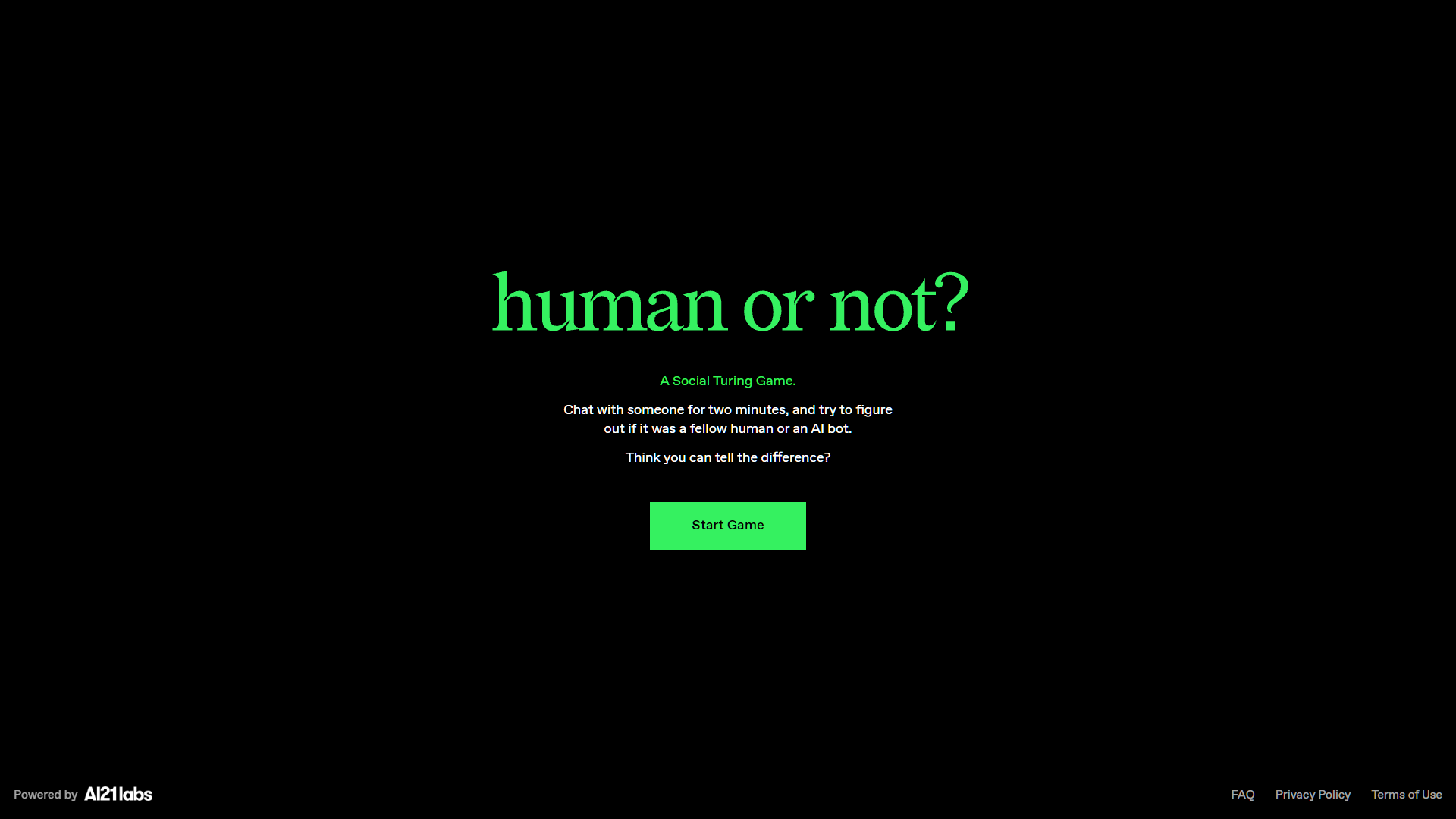 Human or Not screenshot