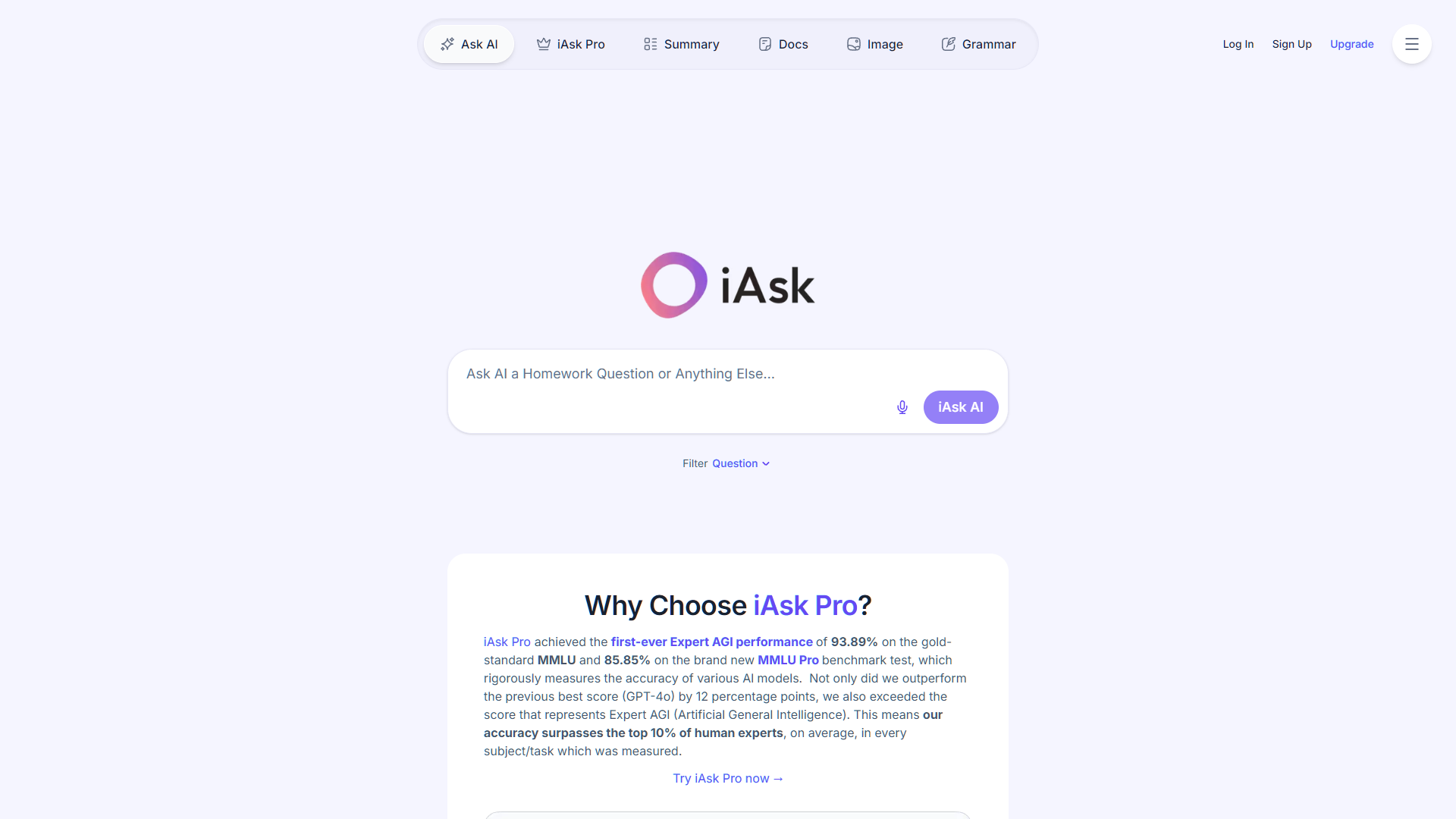 iAsk screenshot