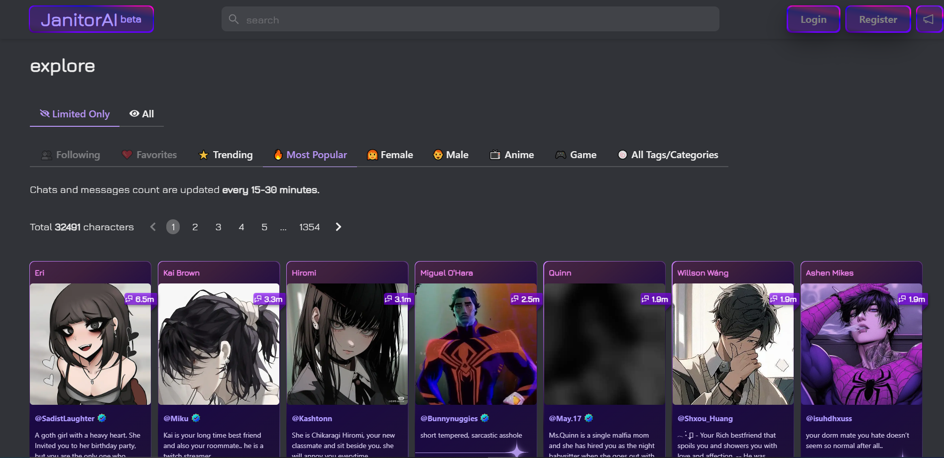 Janitor AI screenshot