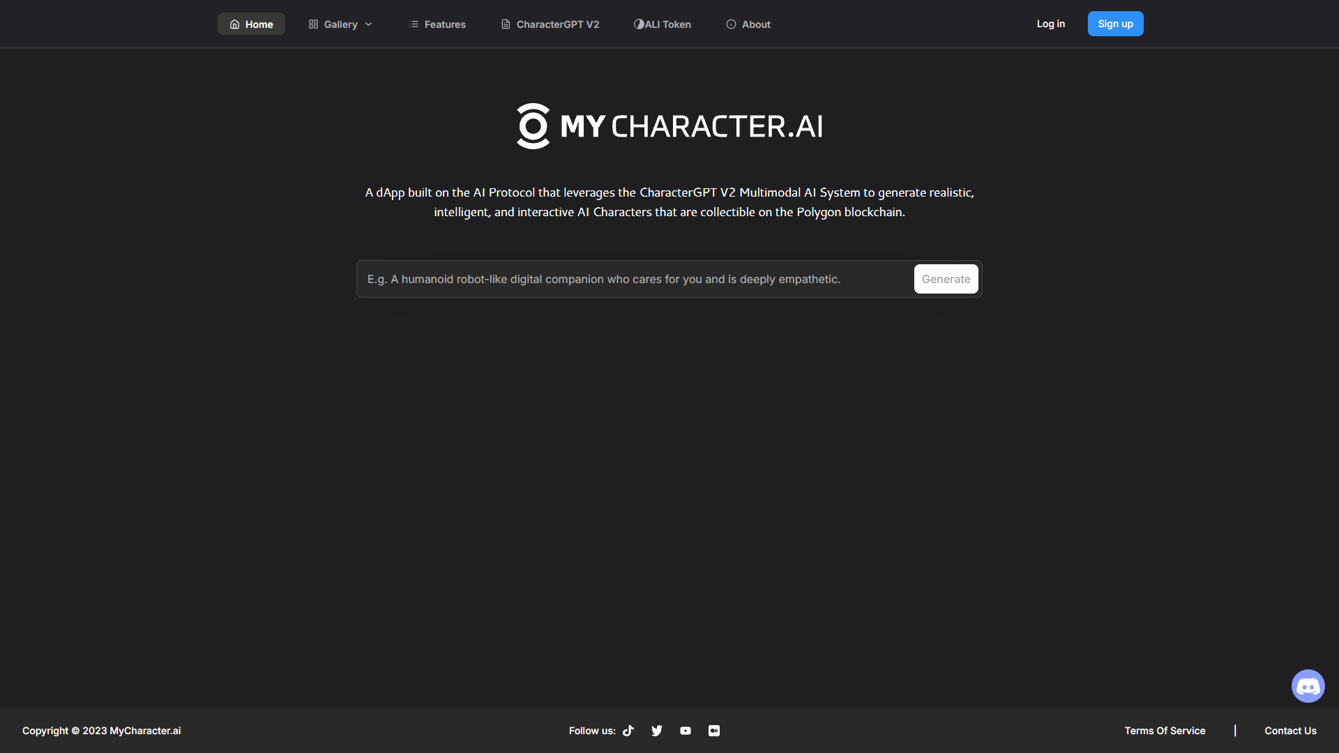 MyCharacter.AI screenshot