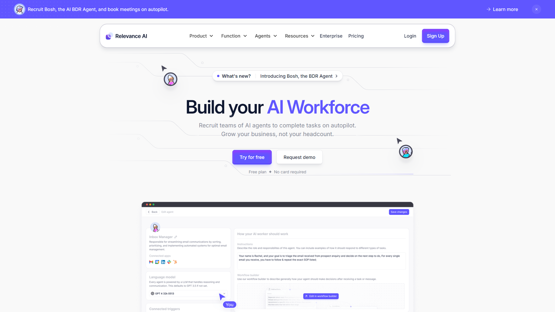 Relevance AI screenshot