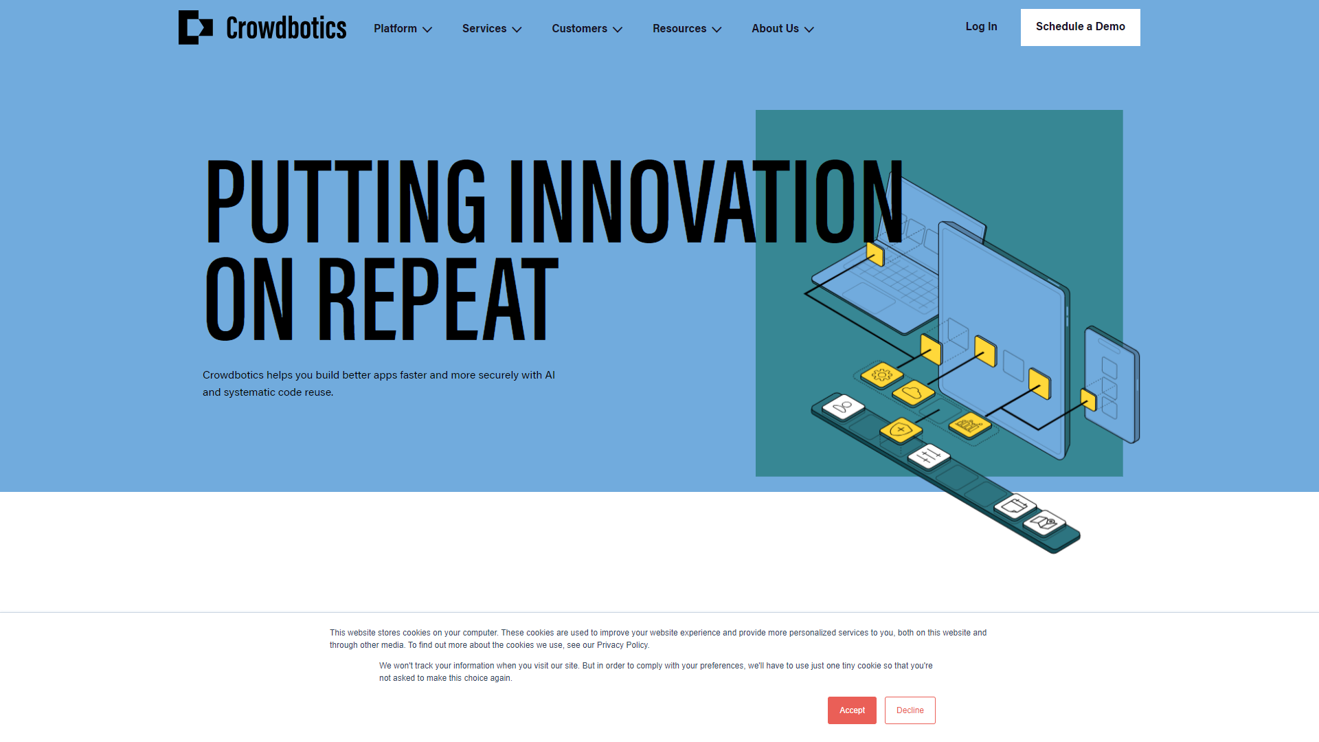 Crowdbotics Platform screenshot