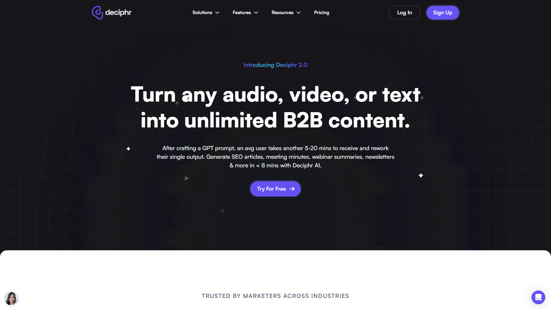 Deciphr AI screenshot