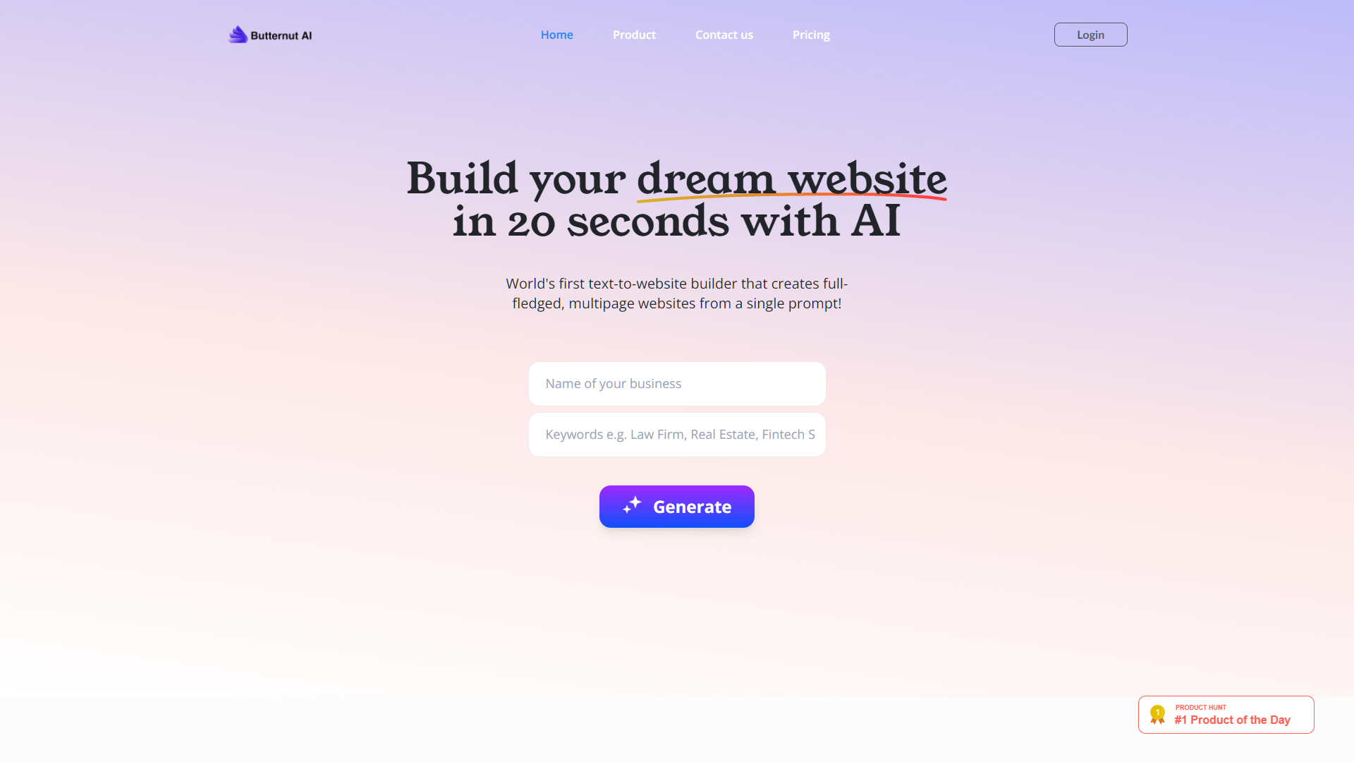 Butternut AI screenshot