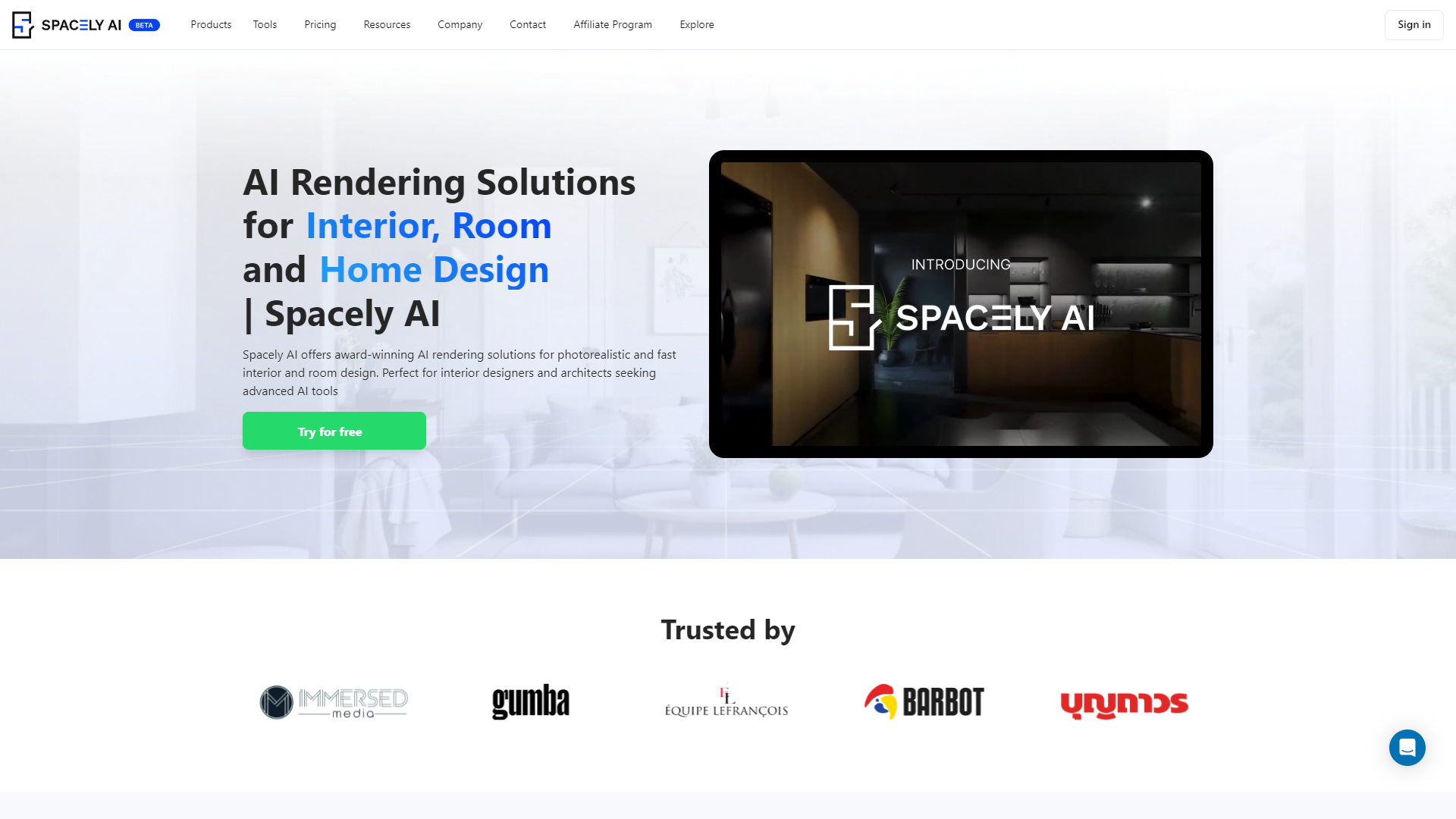 Spacely AI screenshot