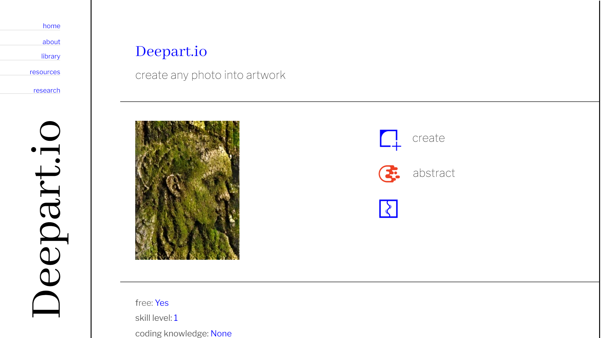 Deepart.io screenshot