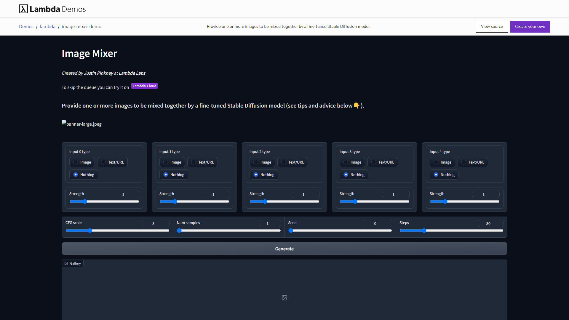 Image Mixer screenshot