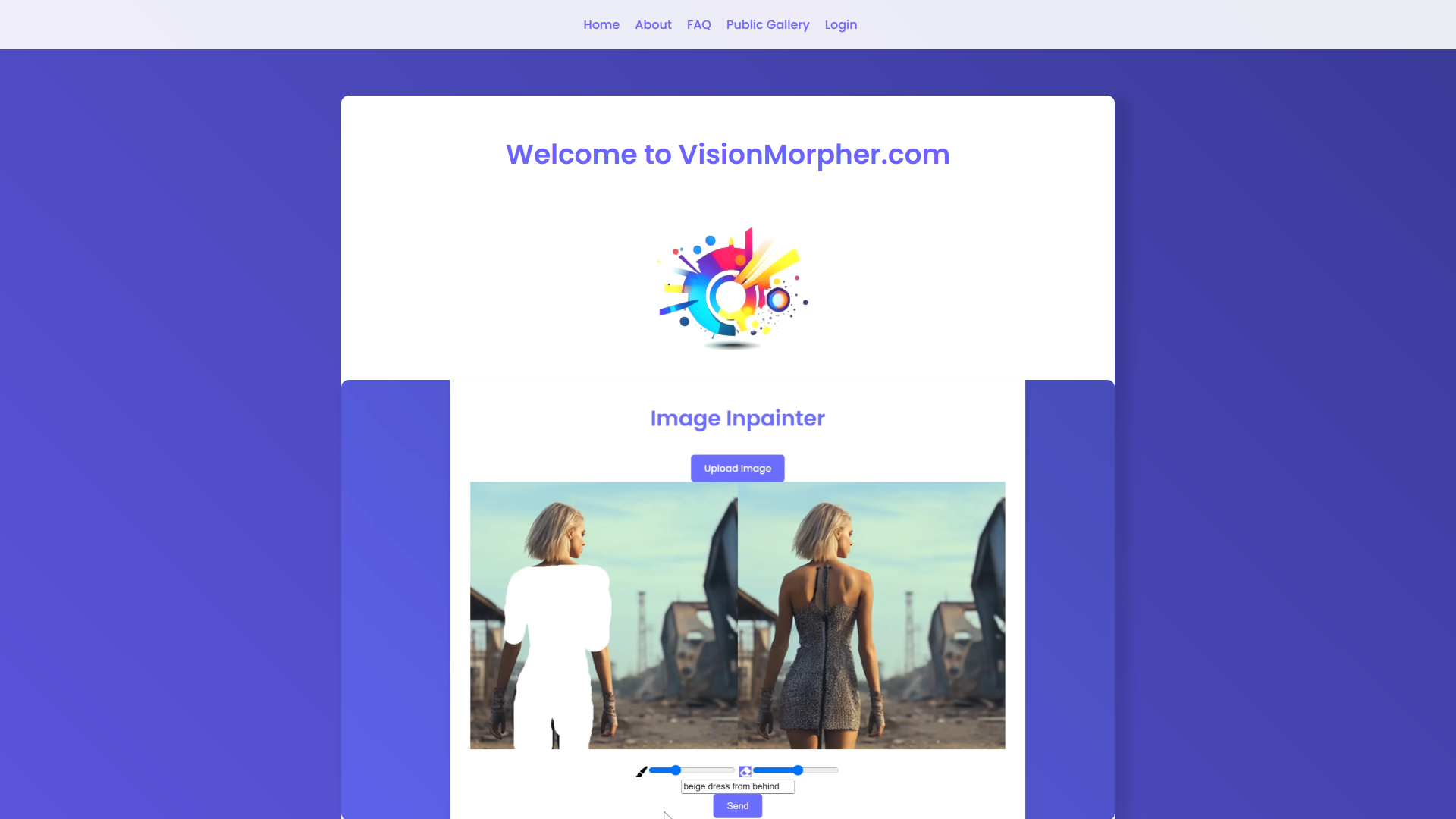 VisionMorpher screenshot