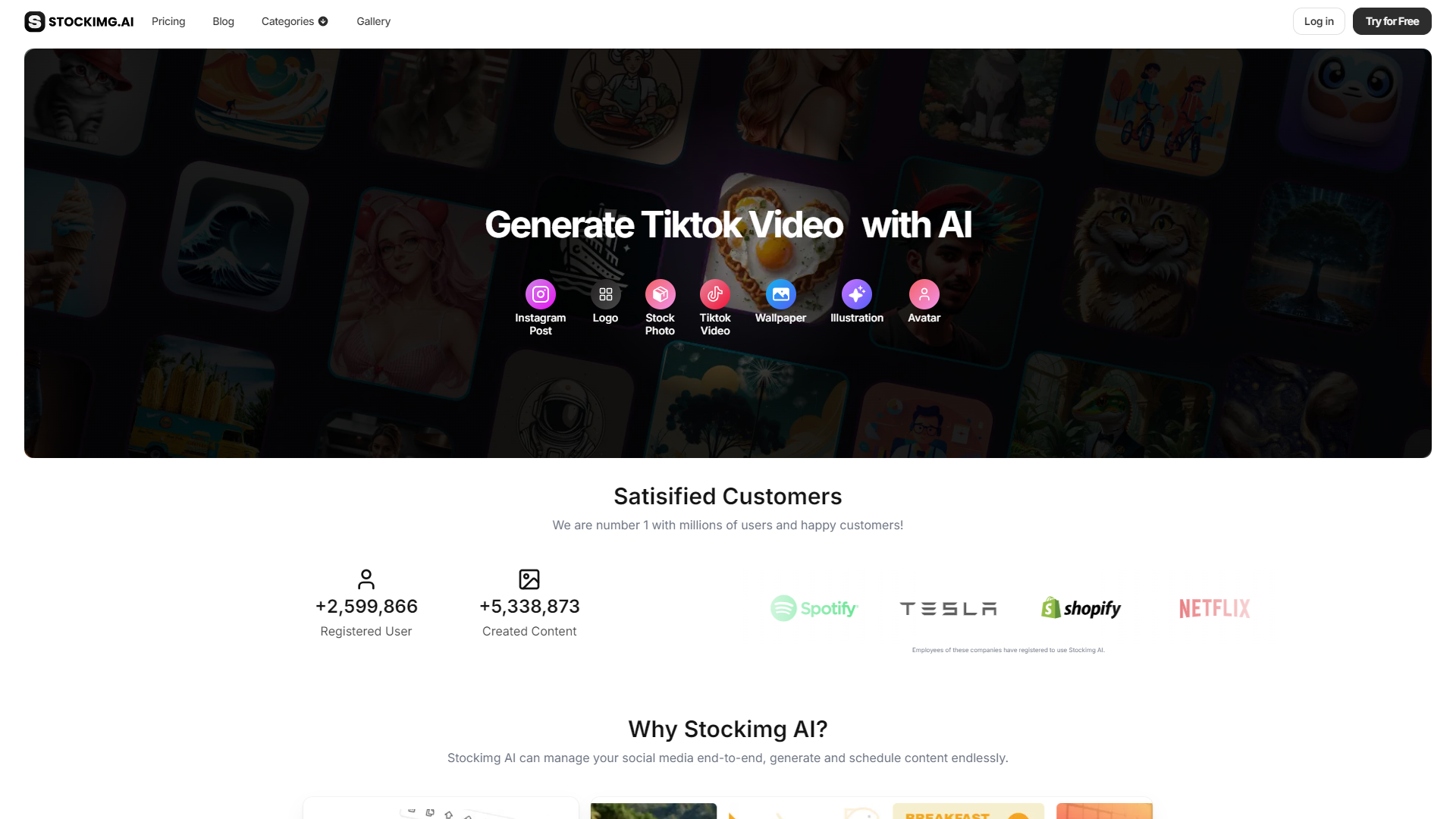 Stockimg AI screenshot