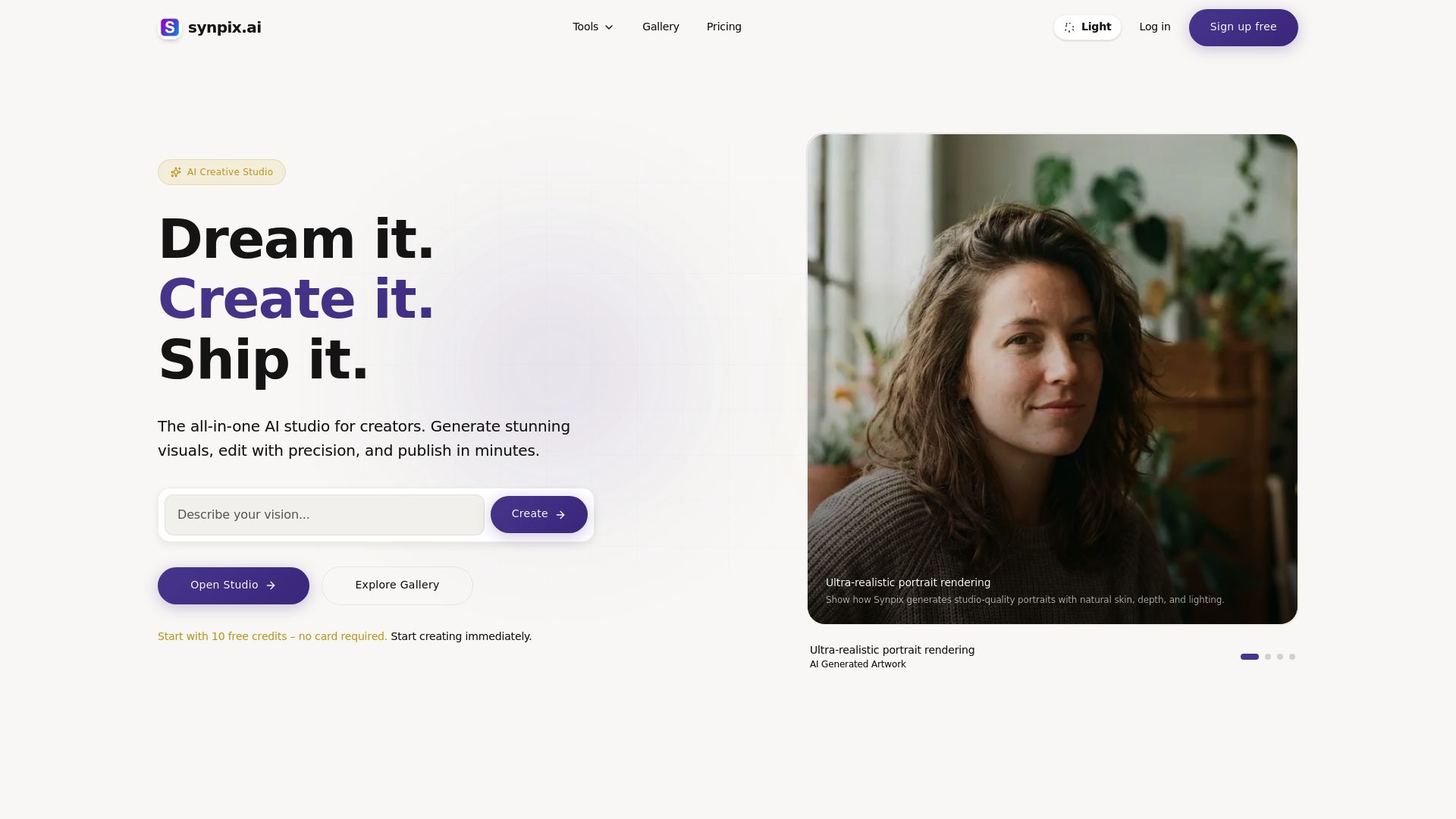 Synpix AI screenshot