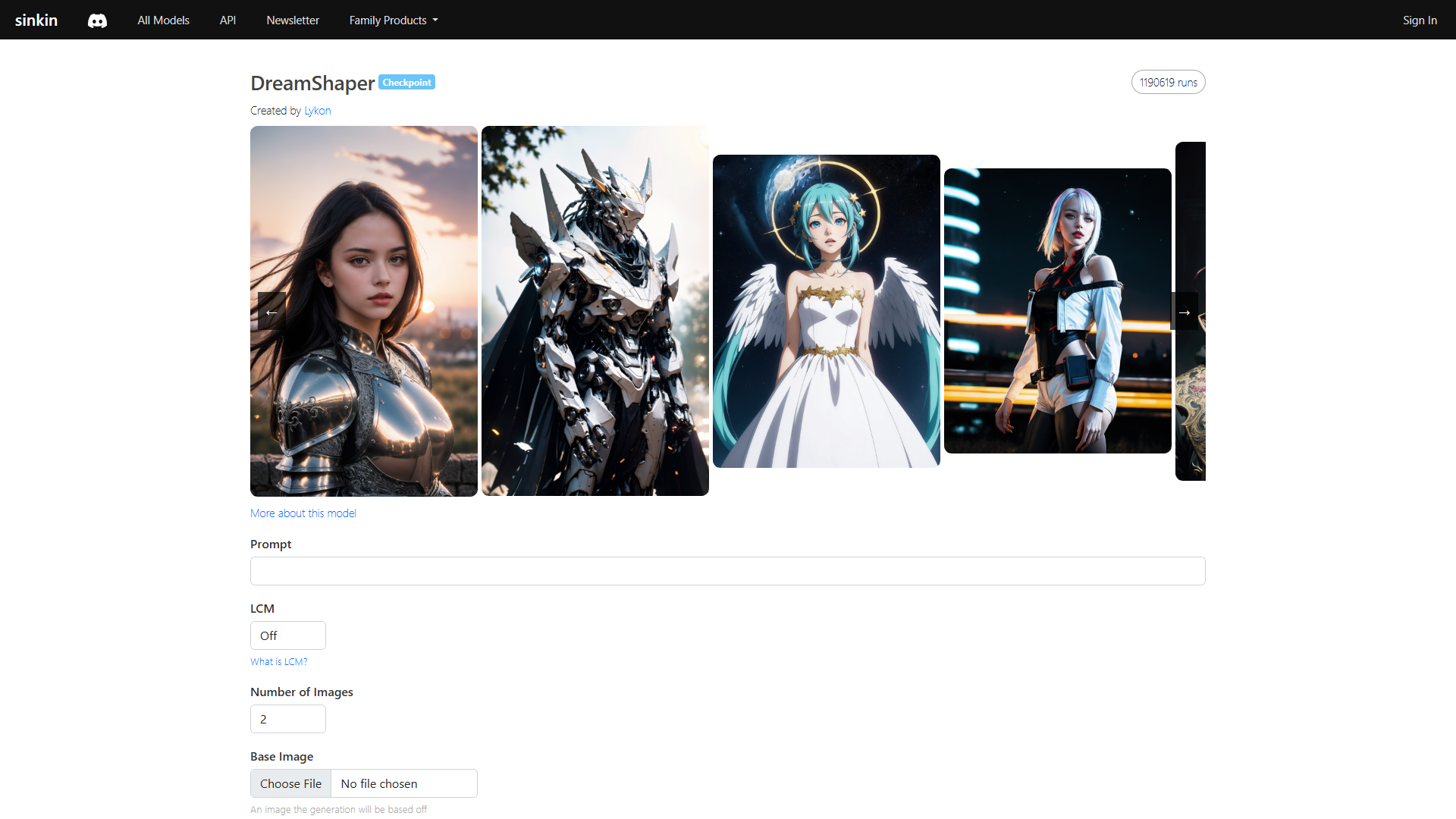 DreamShaper screenshot