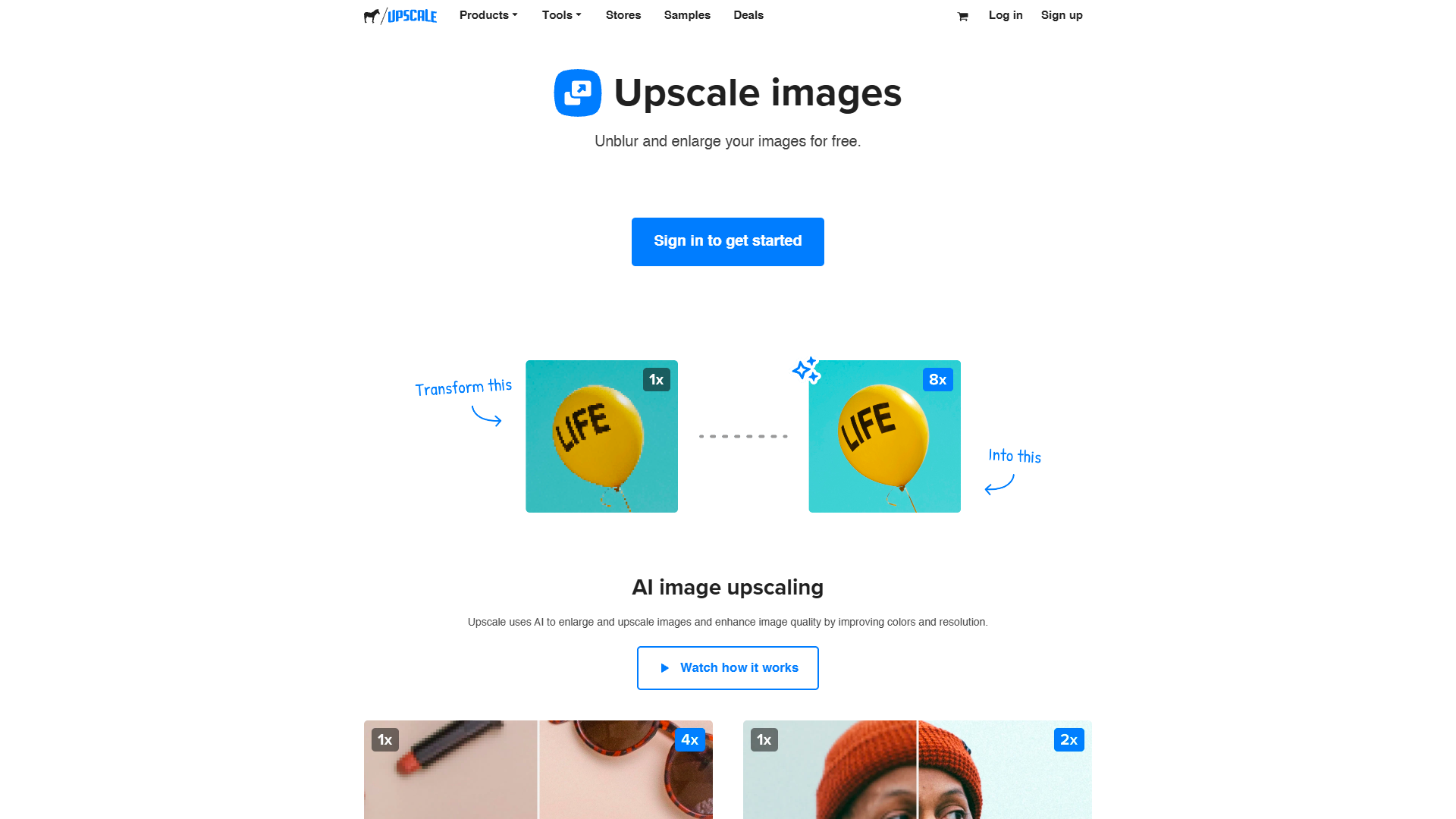 Upscale By Sticker Mule screenshot