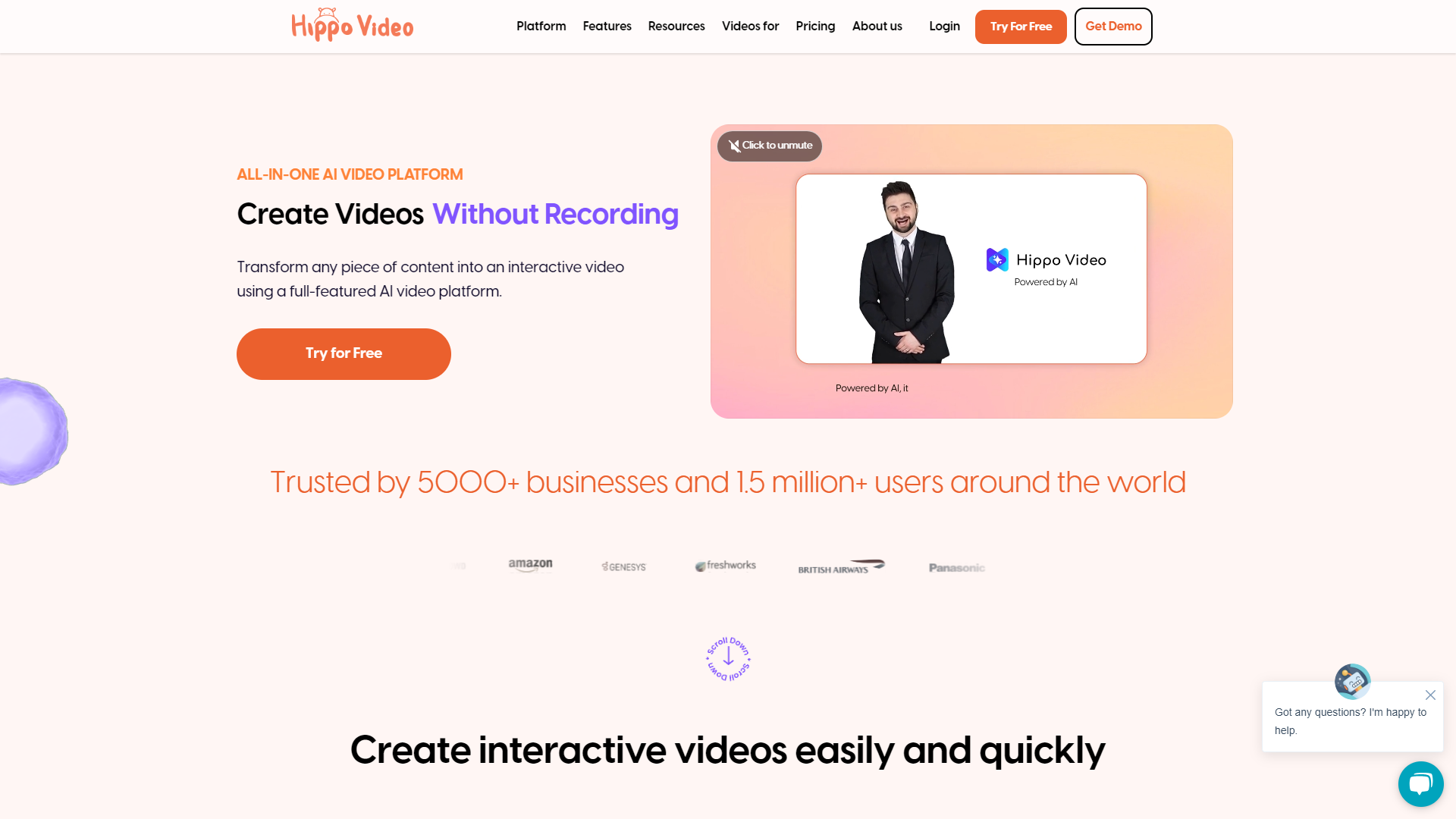 Hippo Video screenshot