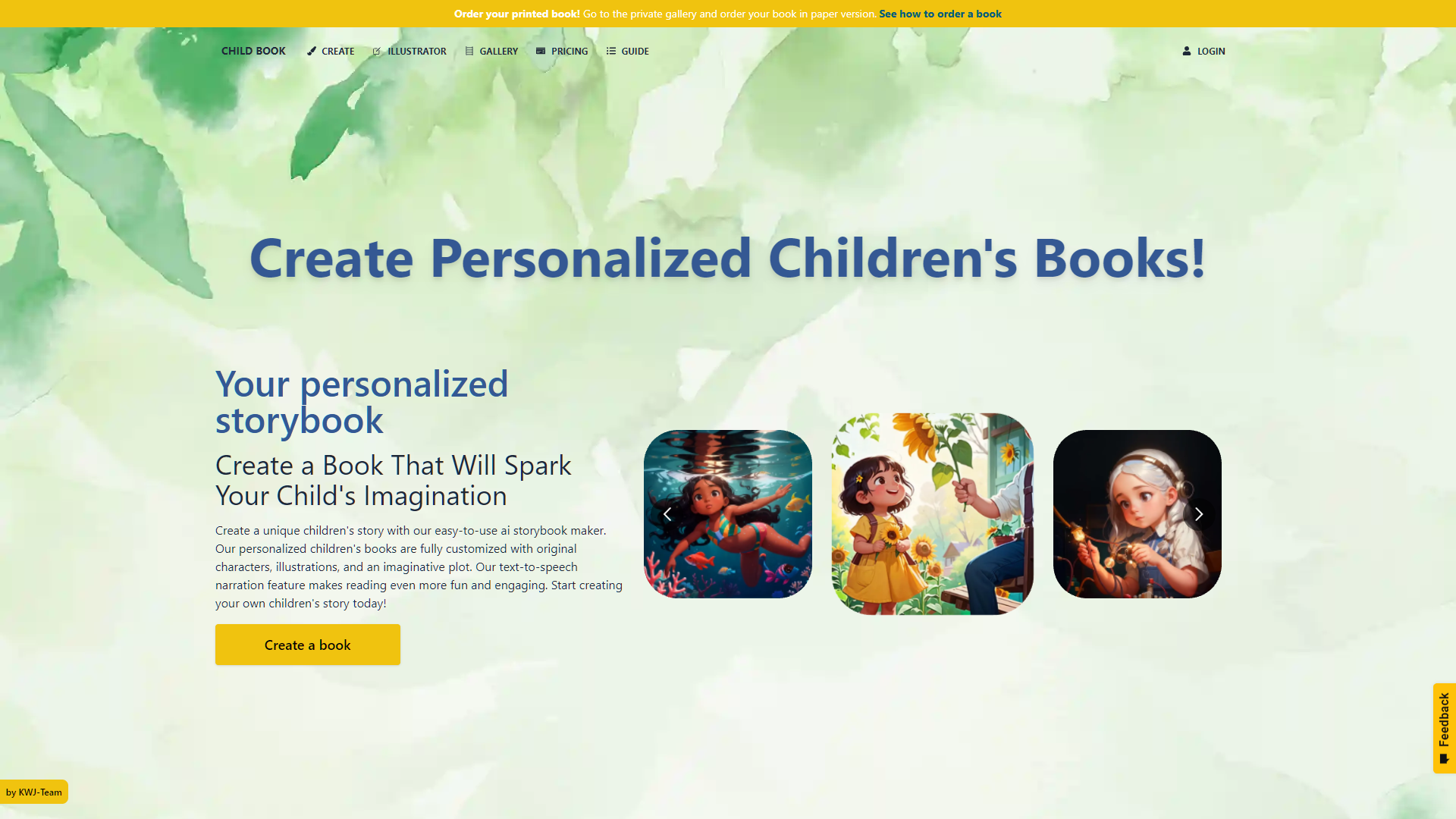 Childbook AI screenshot