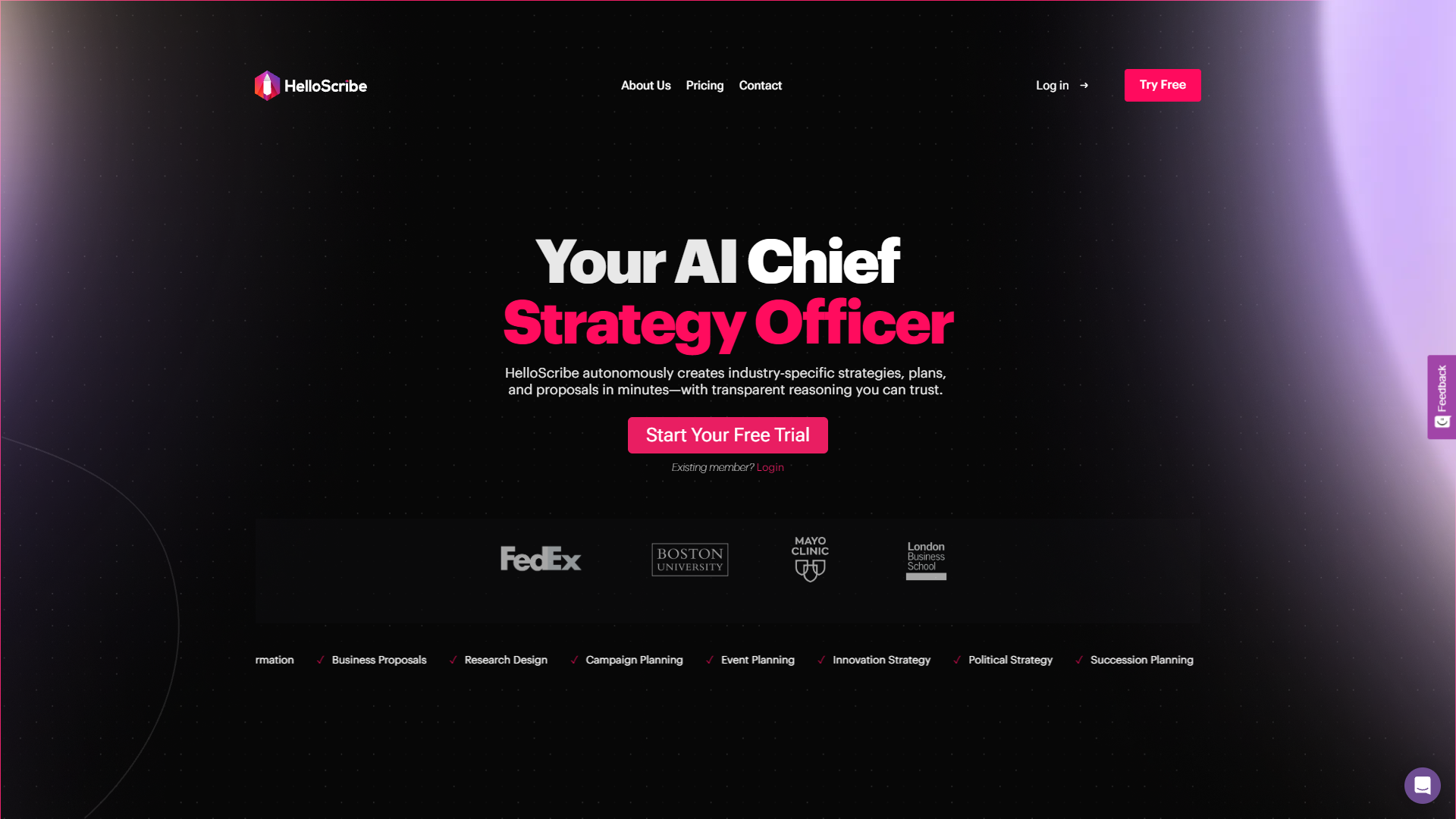 HelloScribe screenshot