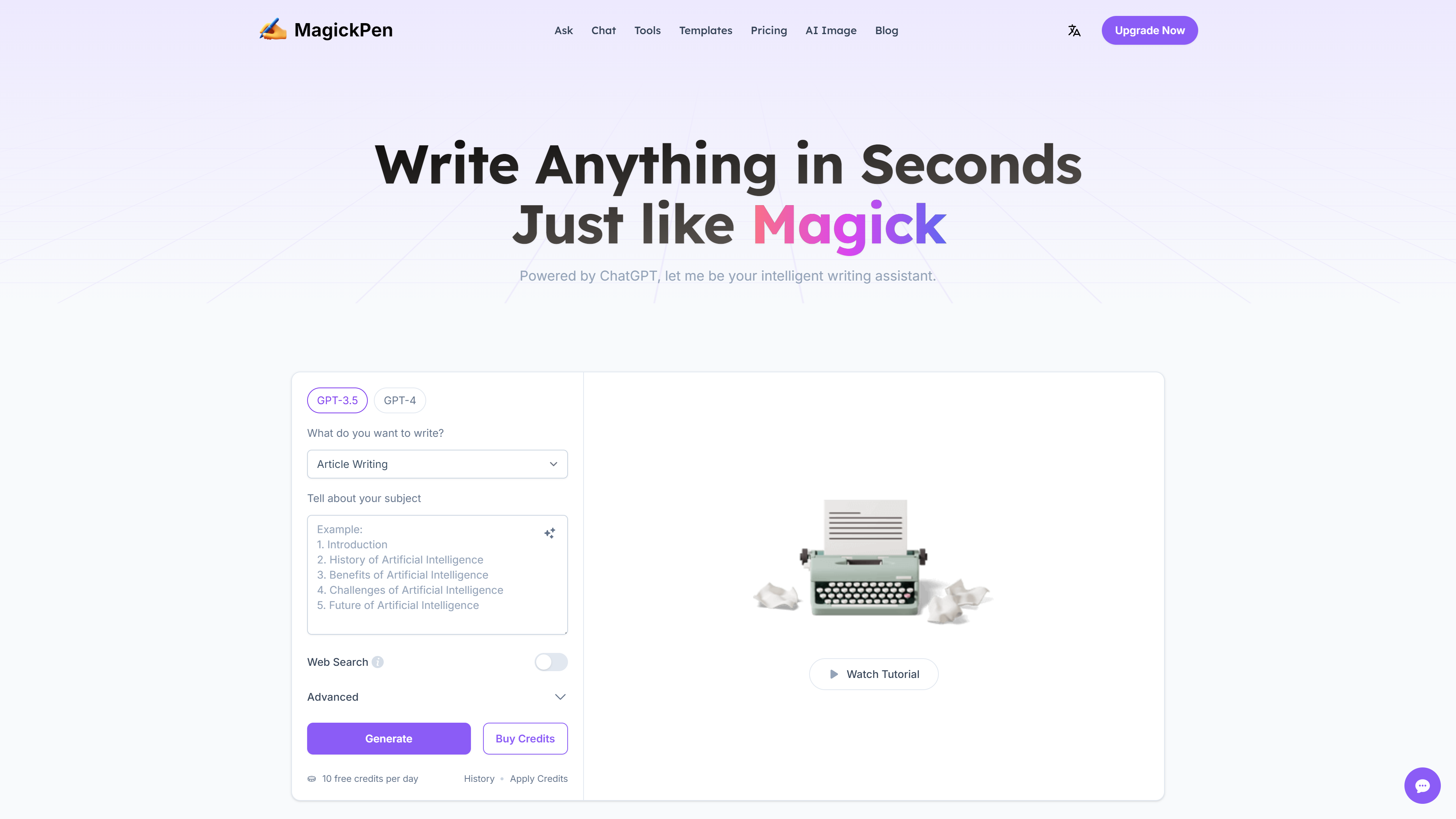 MagickPen screenshot