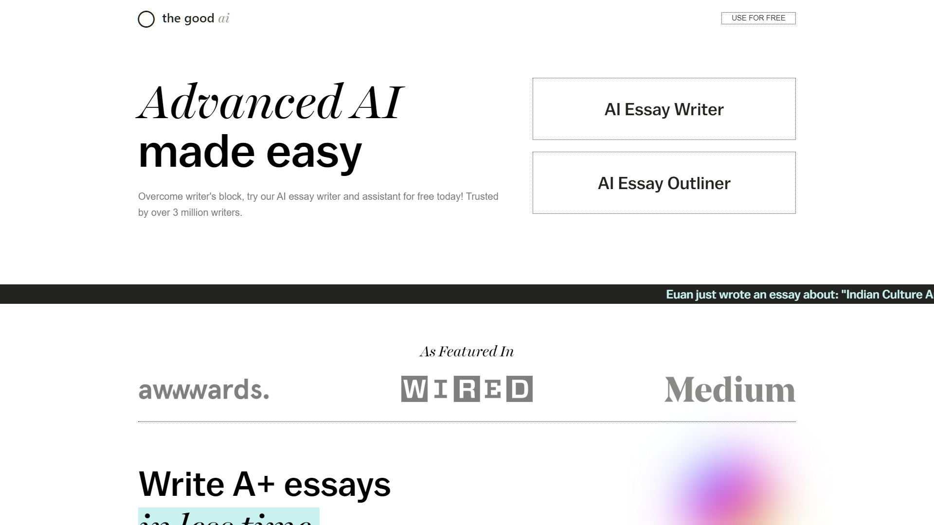 The Good AI screenshot
