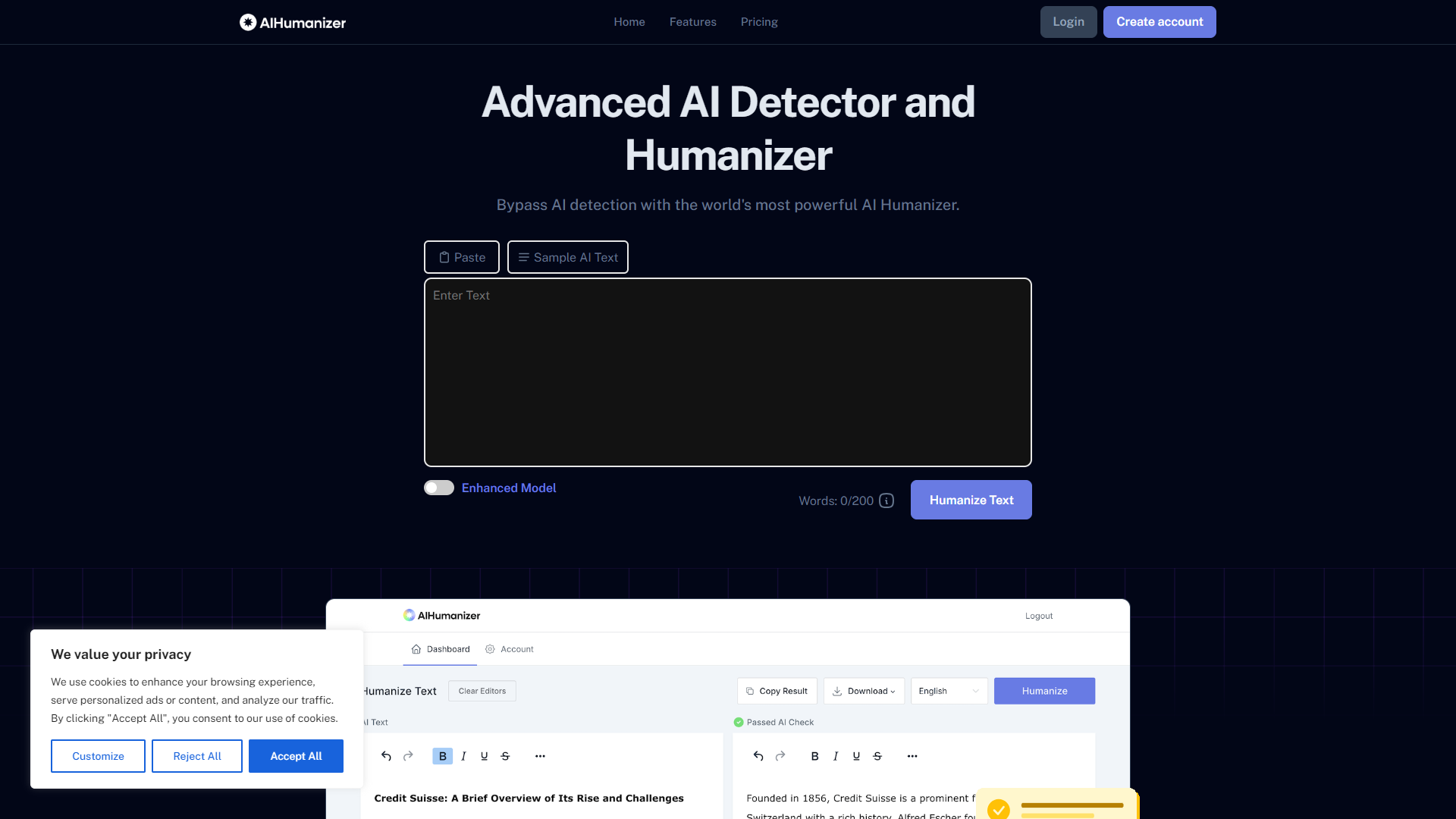 AI Humanizer screenshot