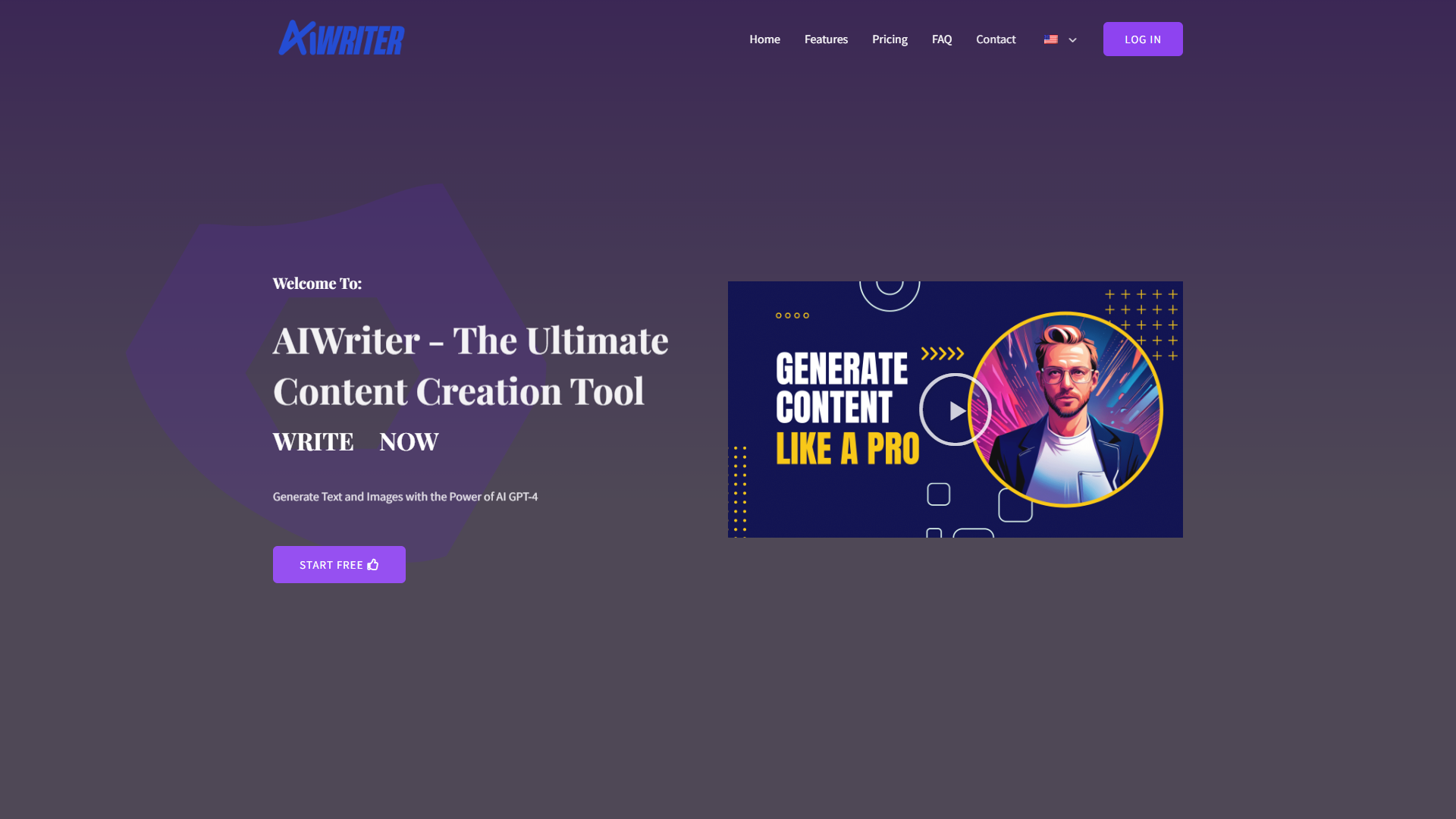 AIwriter fi screenshot