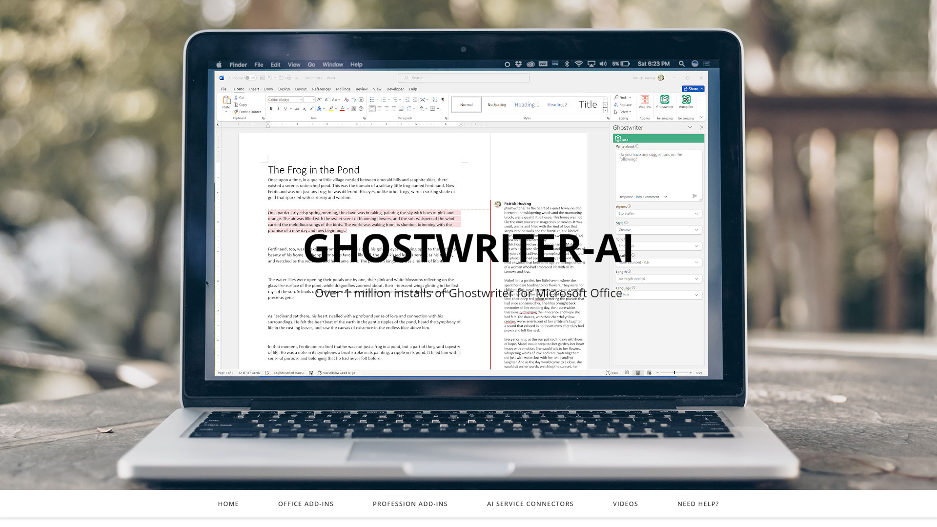 Ghostwriter-AI screenshot