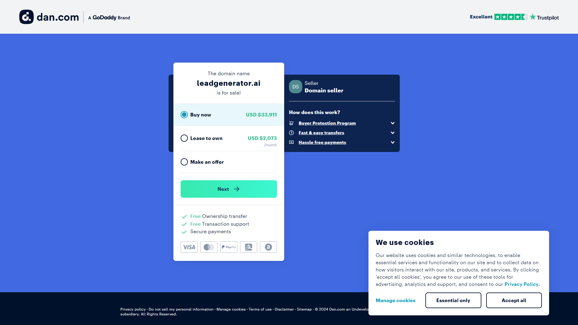 Leadgenerator io screenshot