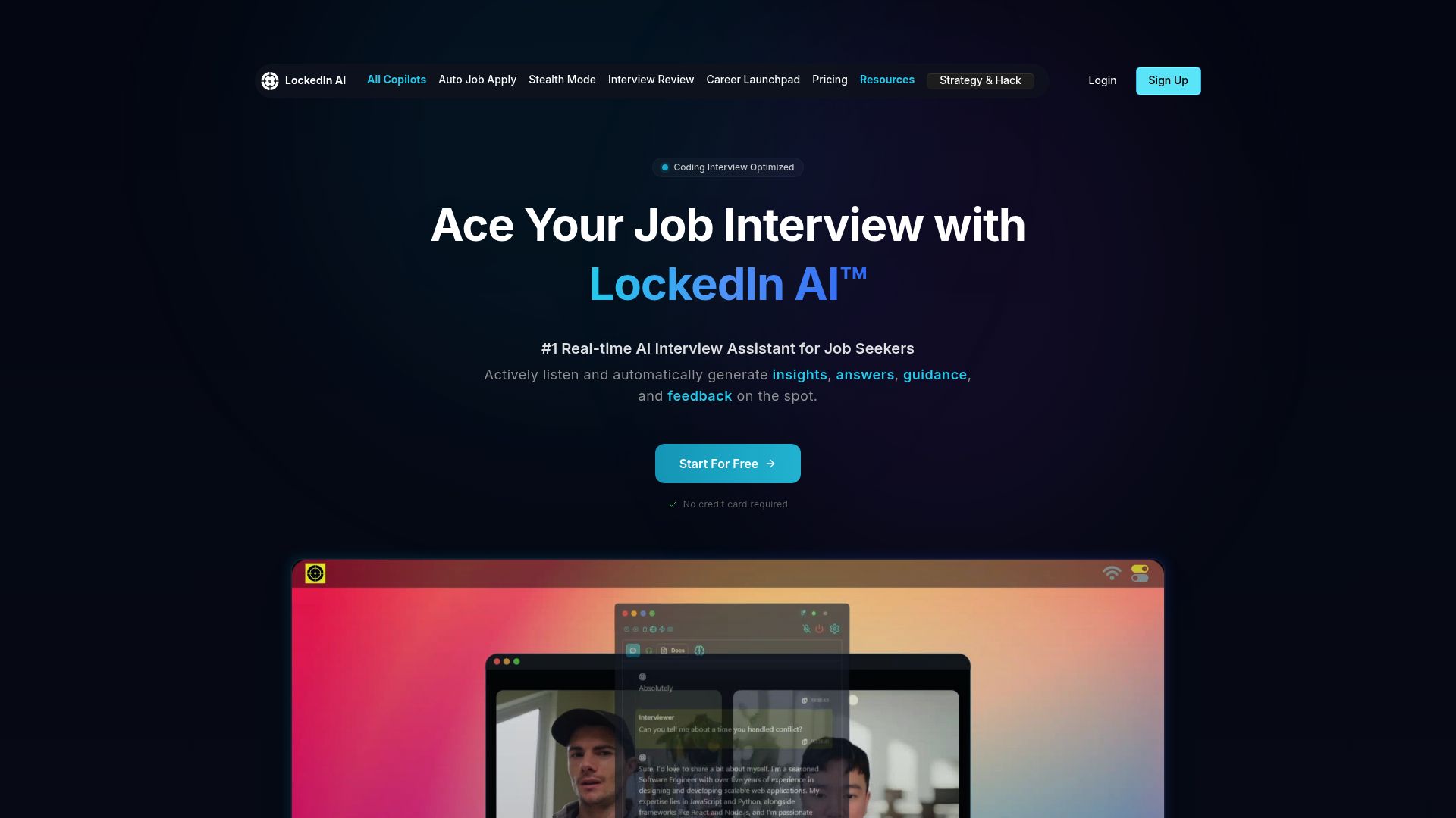 LockedIn AI screenshot