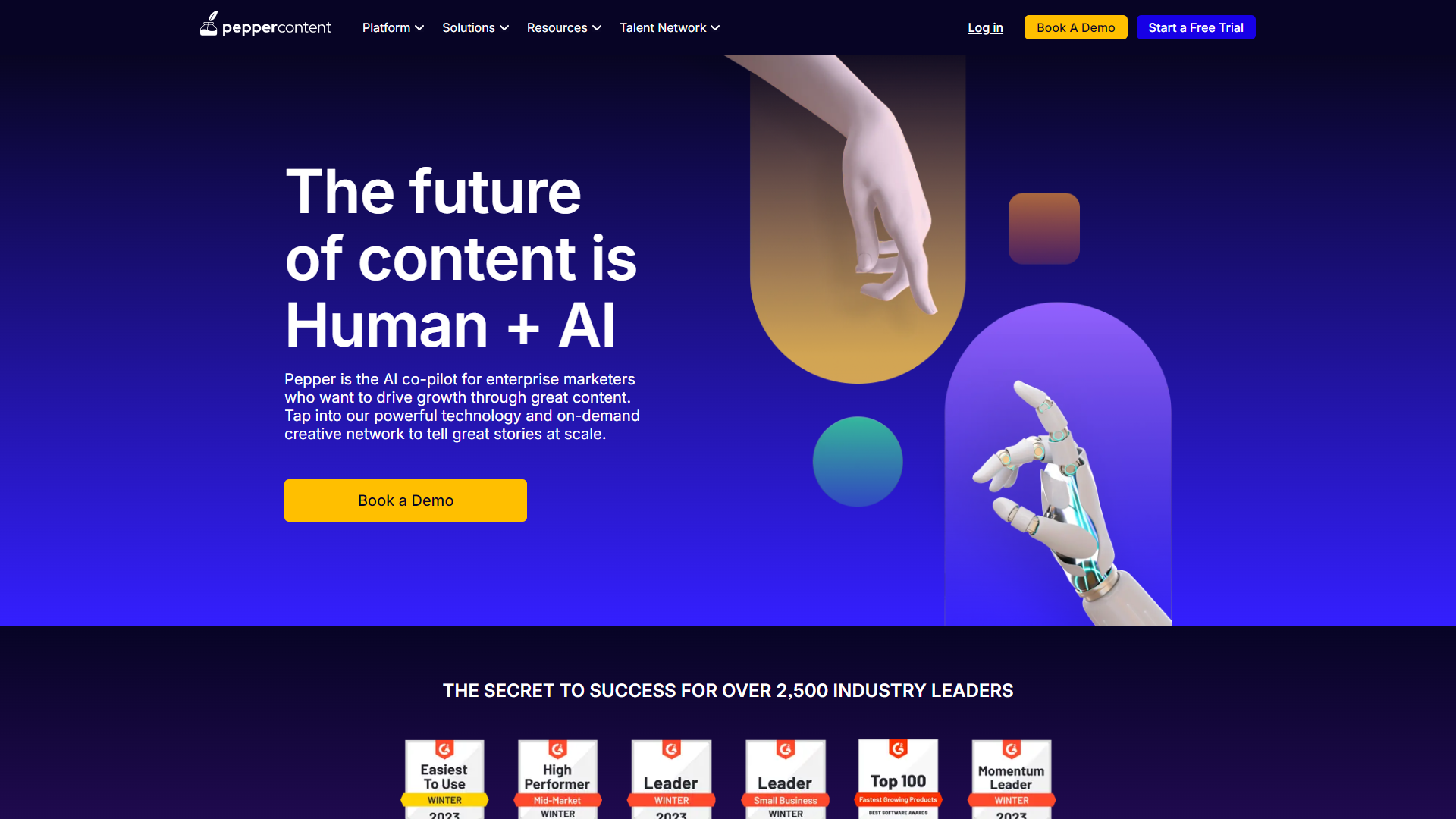 Pepper Content screenshot