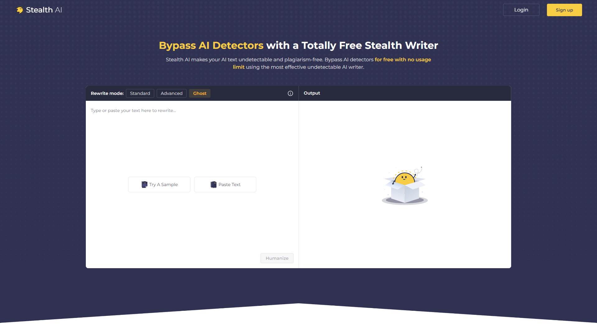 Stealth AI screenshot