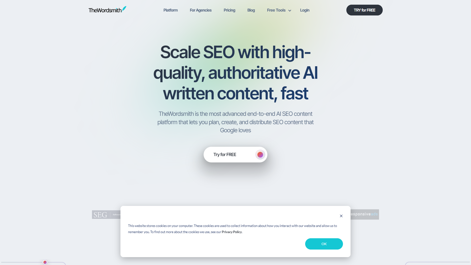 TheWordsmith AI screenshot