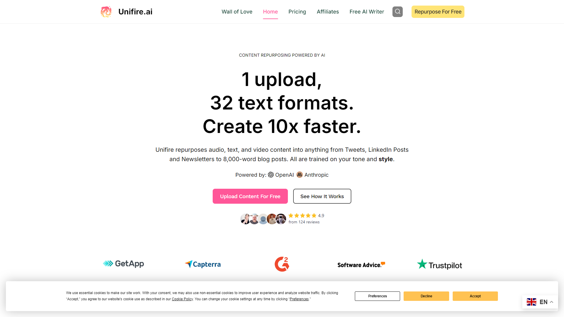 Unifire AI screenshot