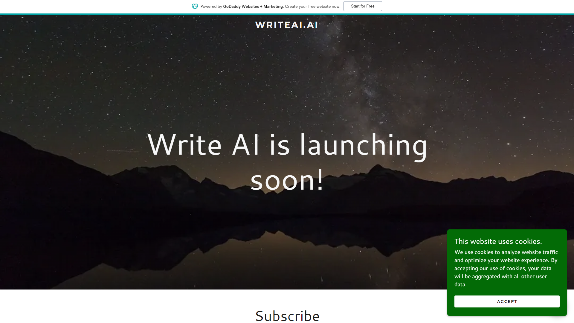 WriteAI me screenshot