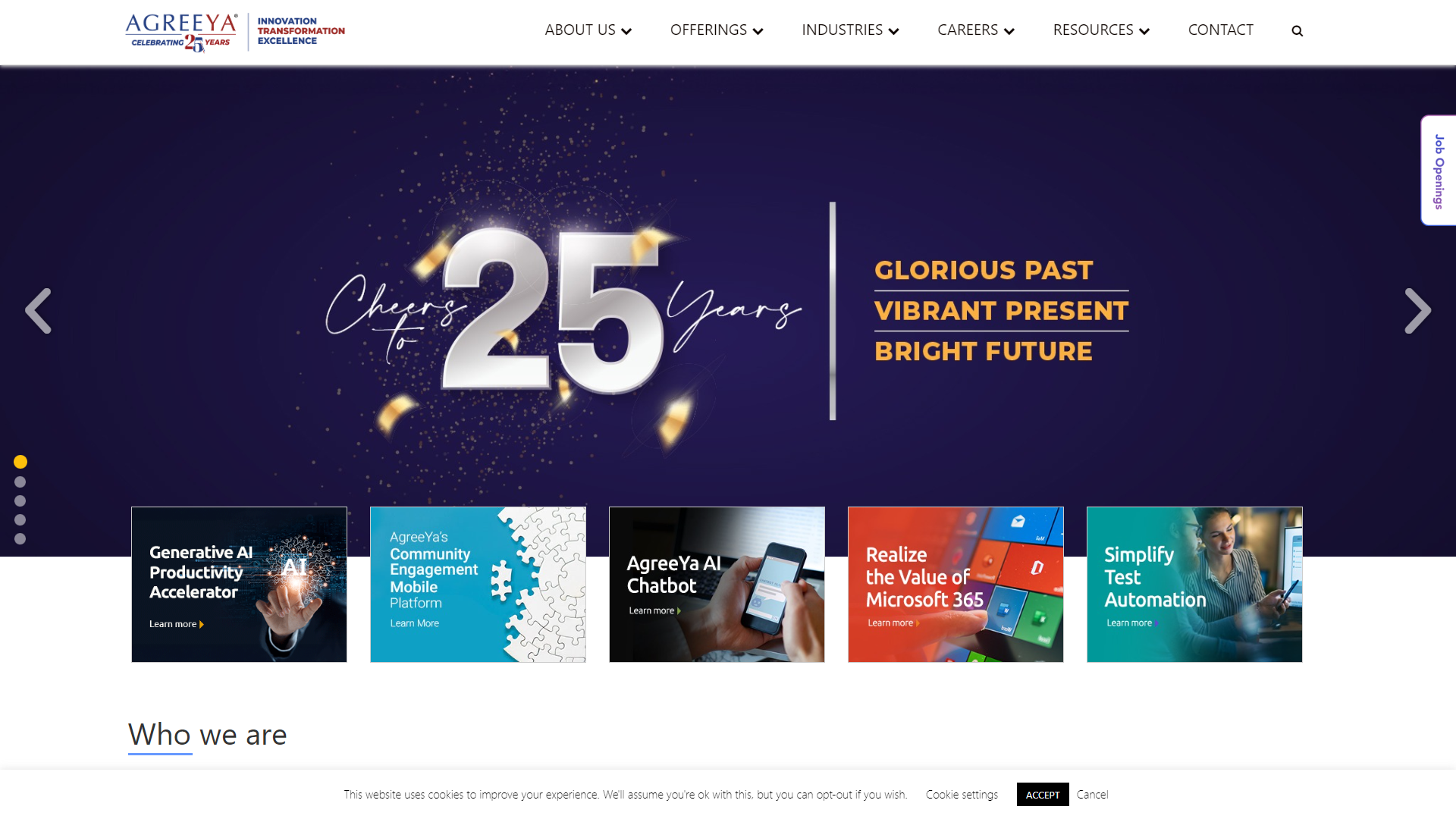 AgreeYa Chatbot screenshot