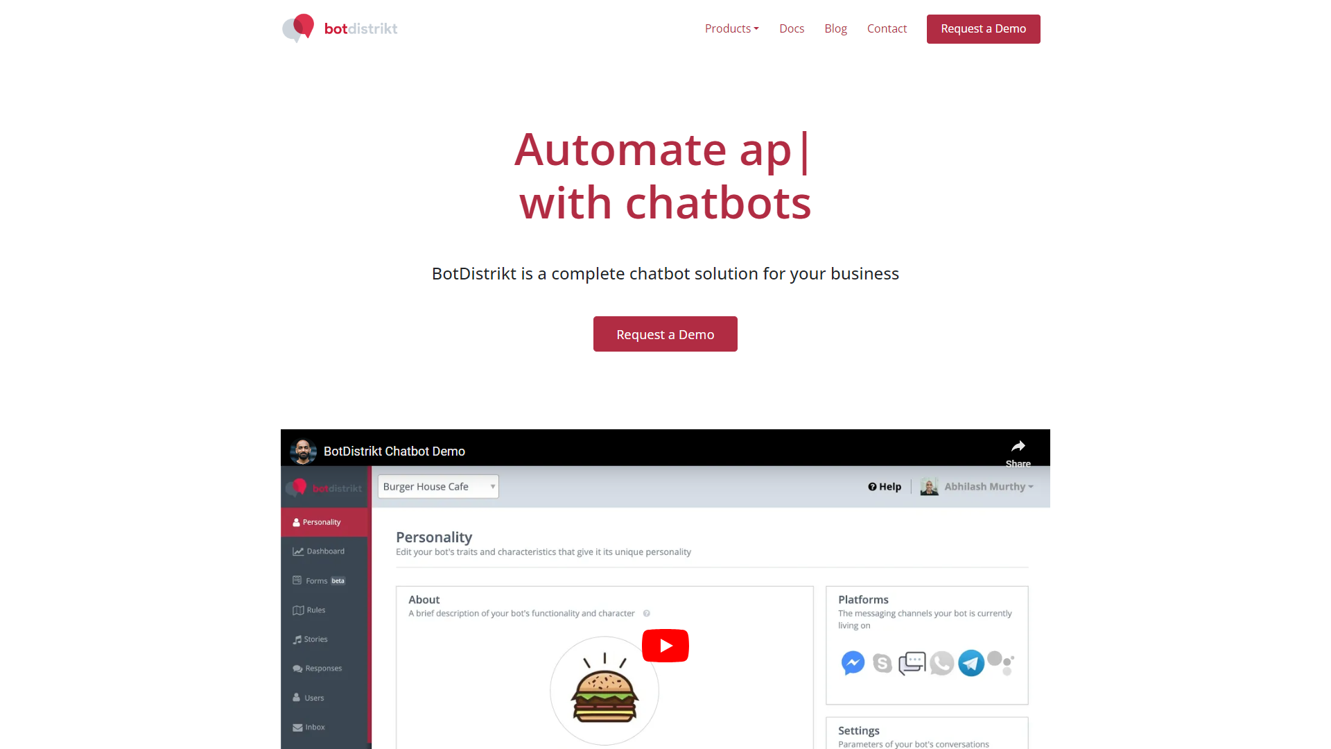 BotDistrikt screenshot