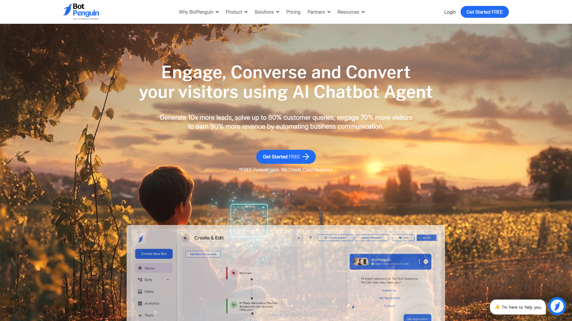 BotPenguin screenshot