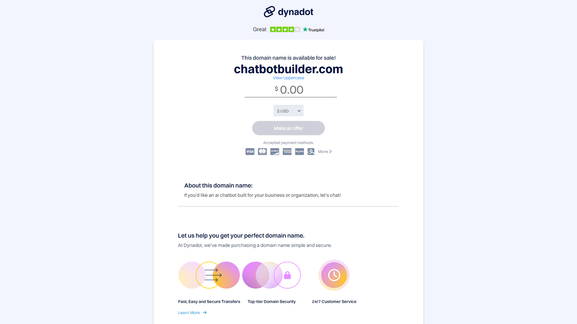 Chatbot Builder screenshot