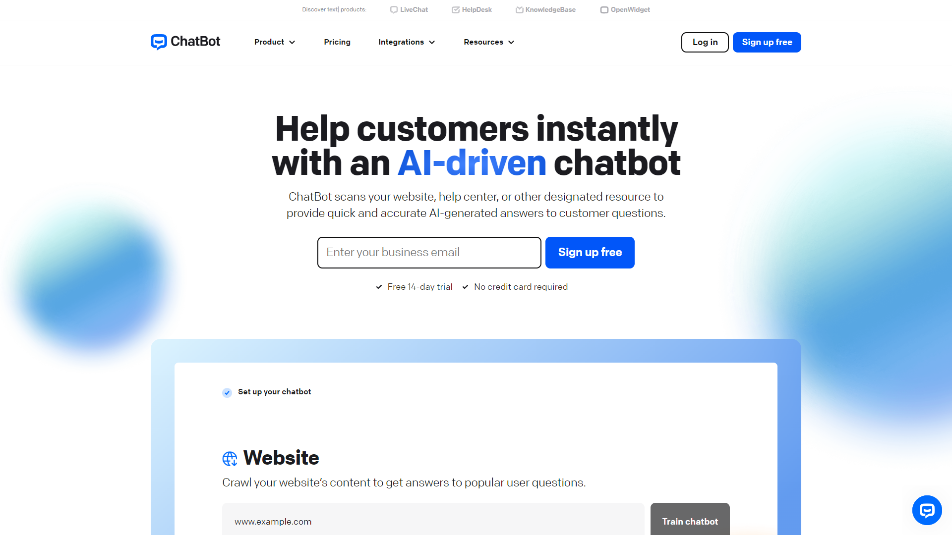 CHATBOT screenshot