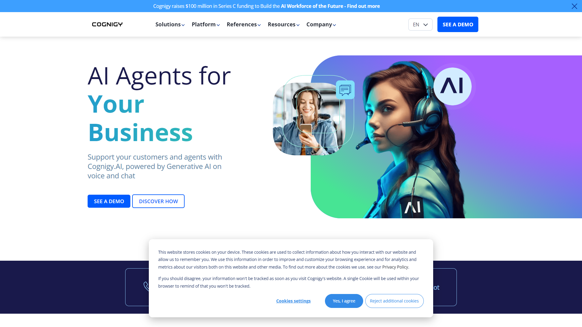 Cognigy AI screenshot