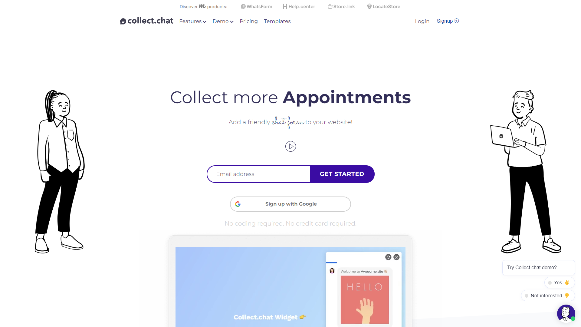 Collect chat screenshot