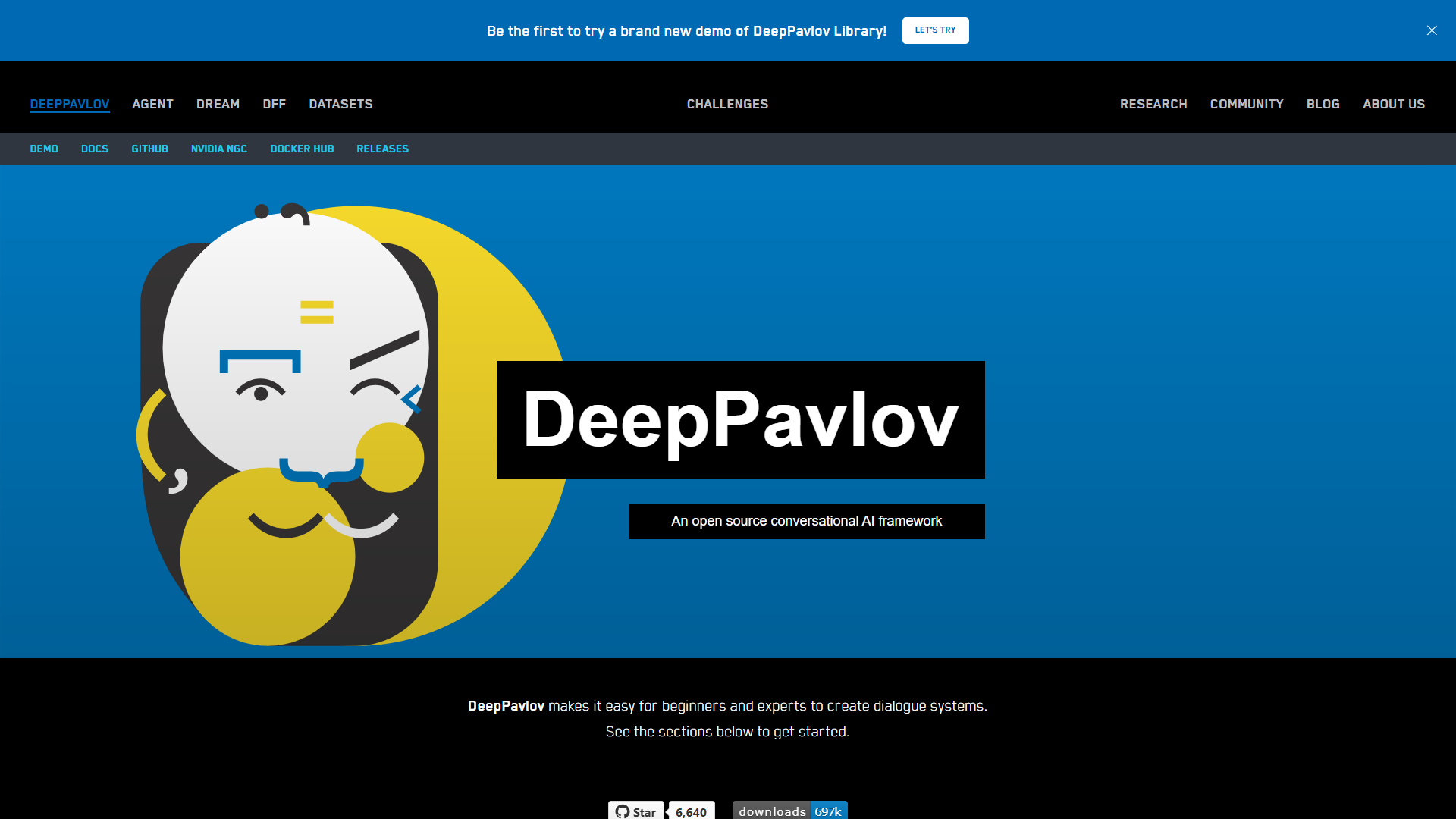 DeepPavlov screenshot