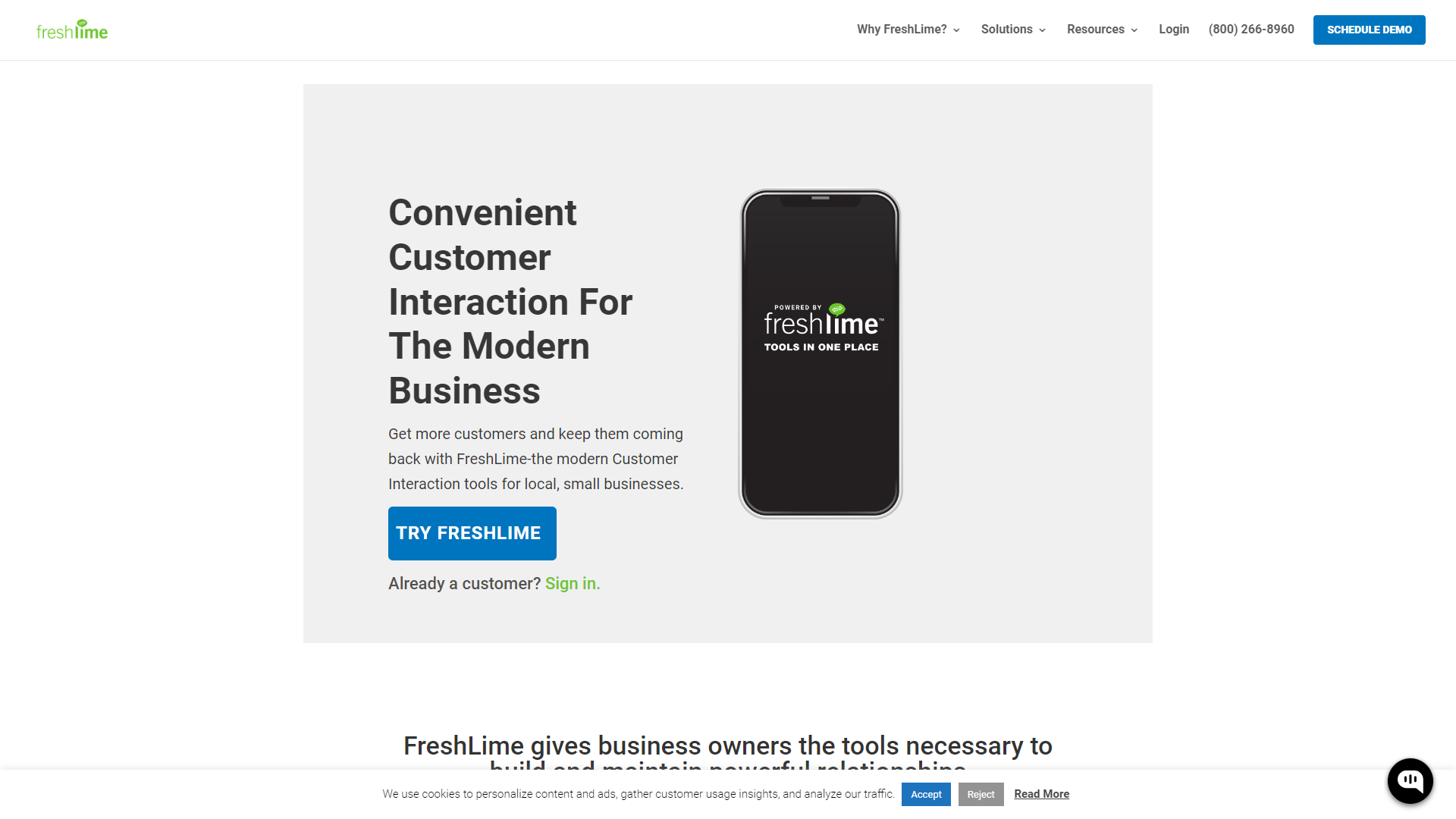 FreshLime screenshot