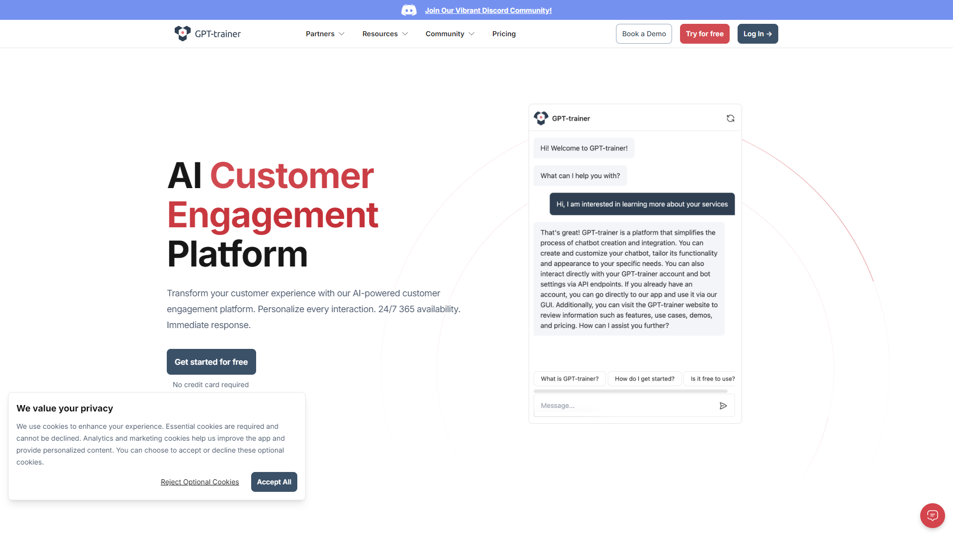 GPT-trAIner screenshot