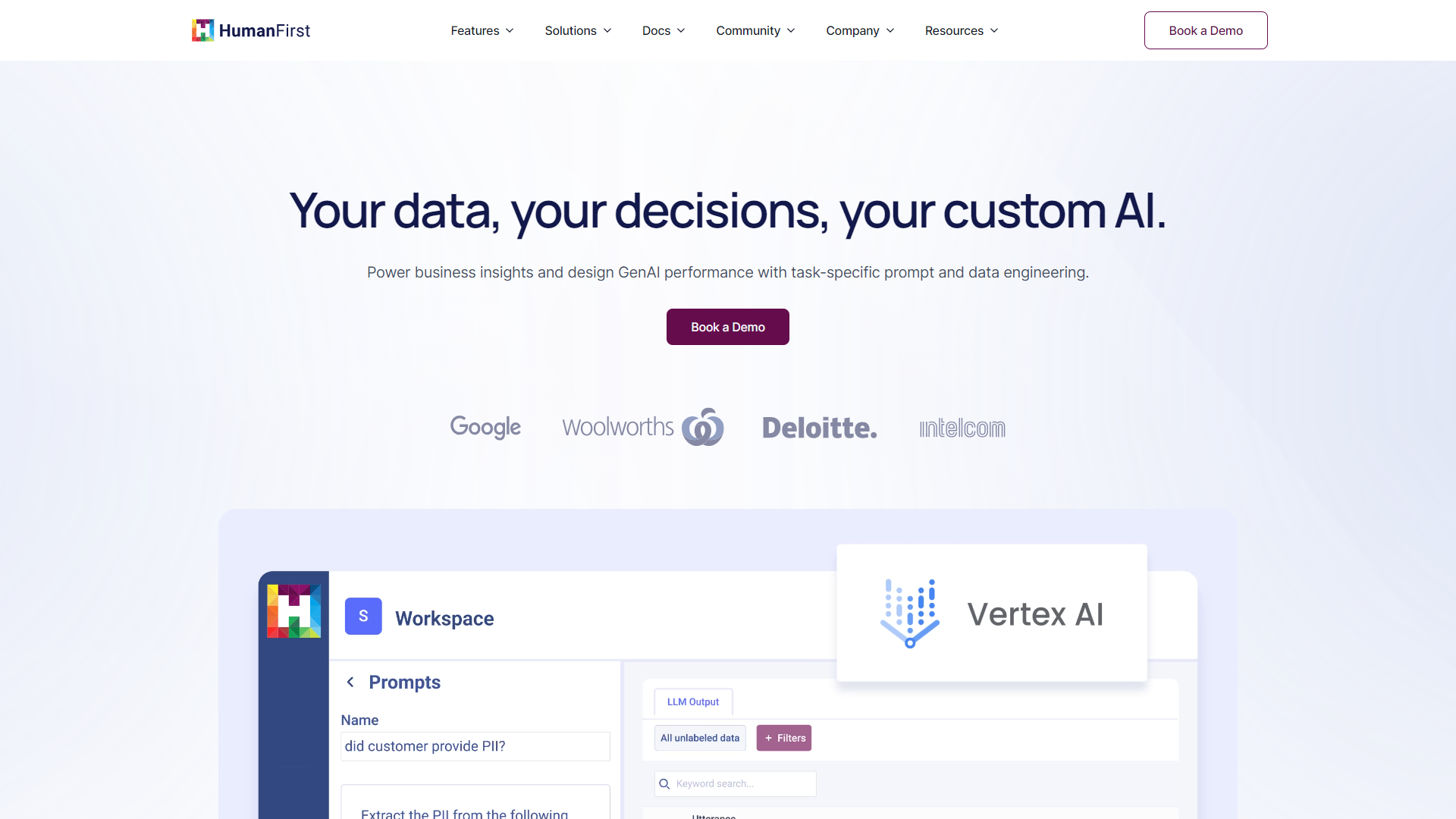 HumanFirst screenshot