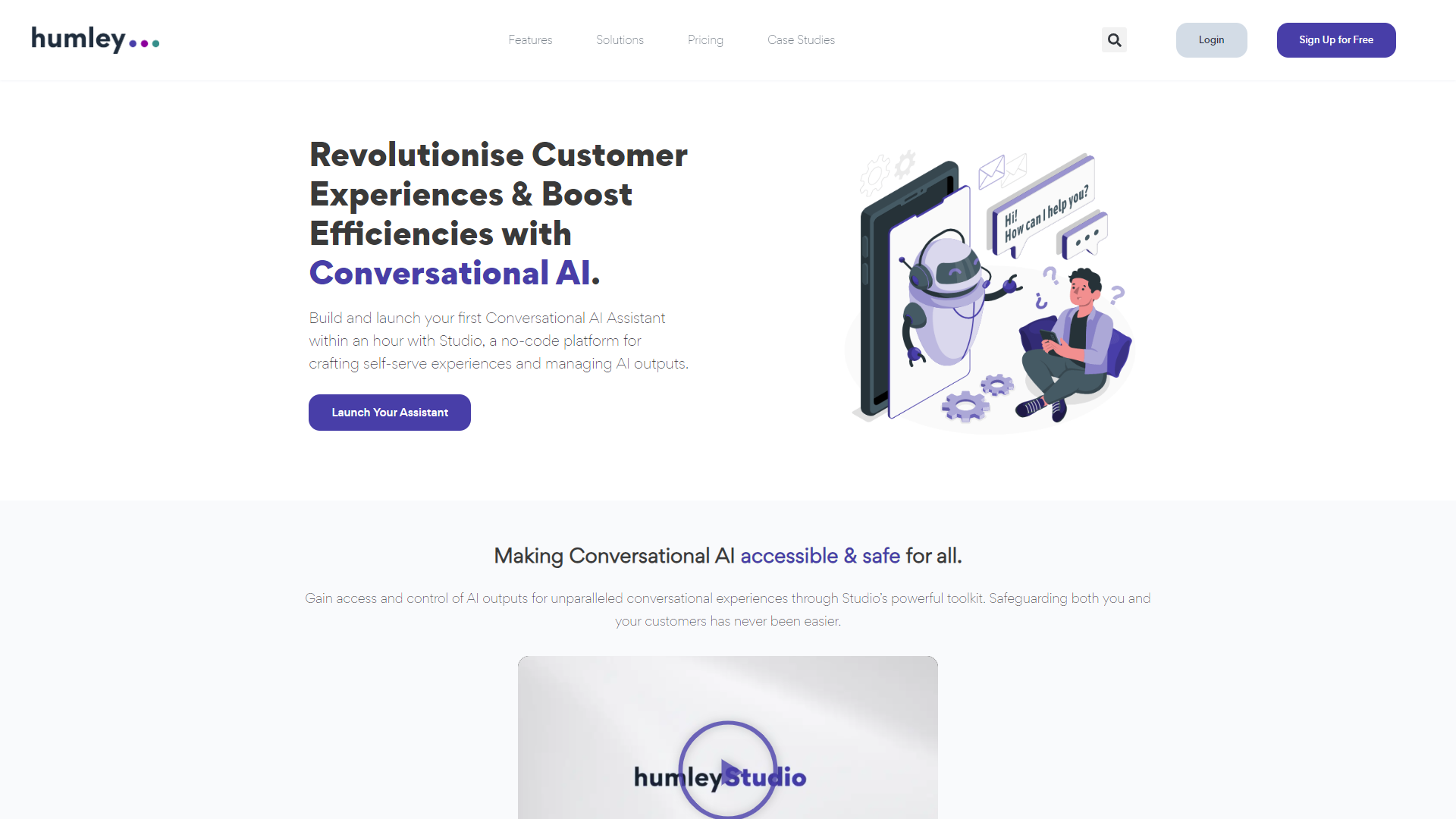 Humley HR Digital Assistant screenshot