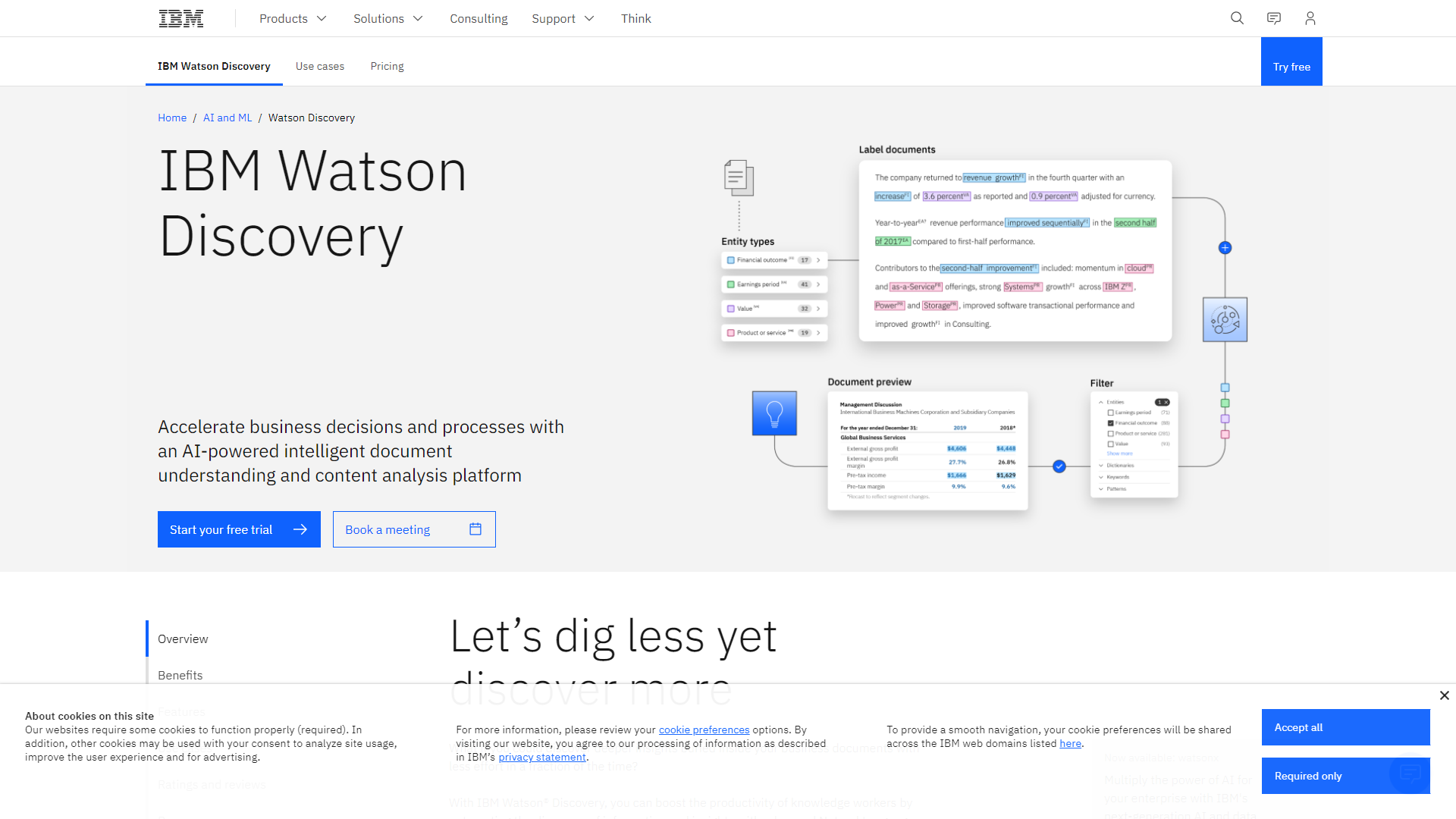 IBM Watson Knowledge Studio screenshot