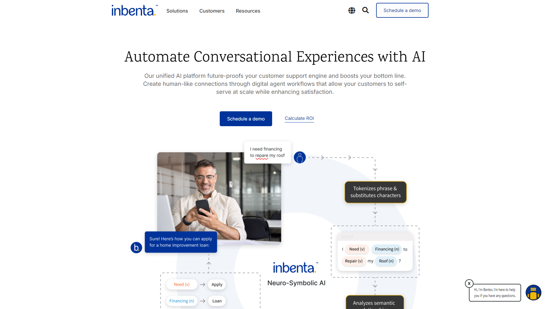 Inbenta Chatbot screenshot