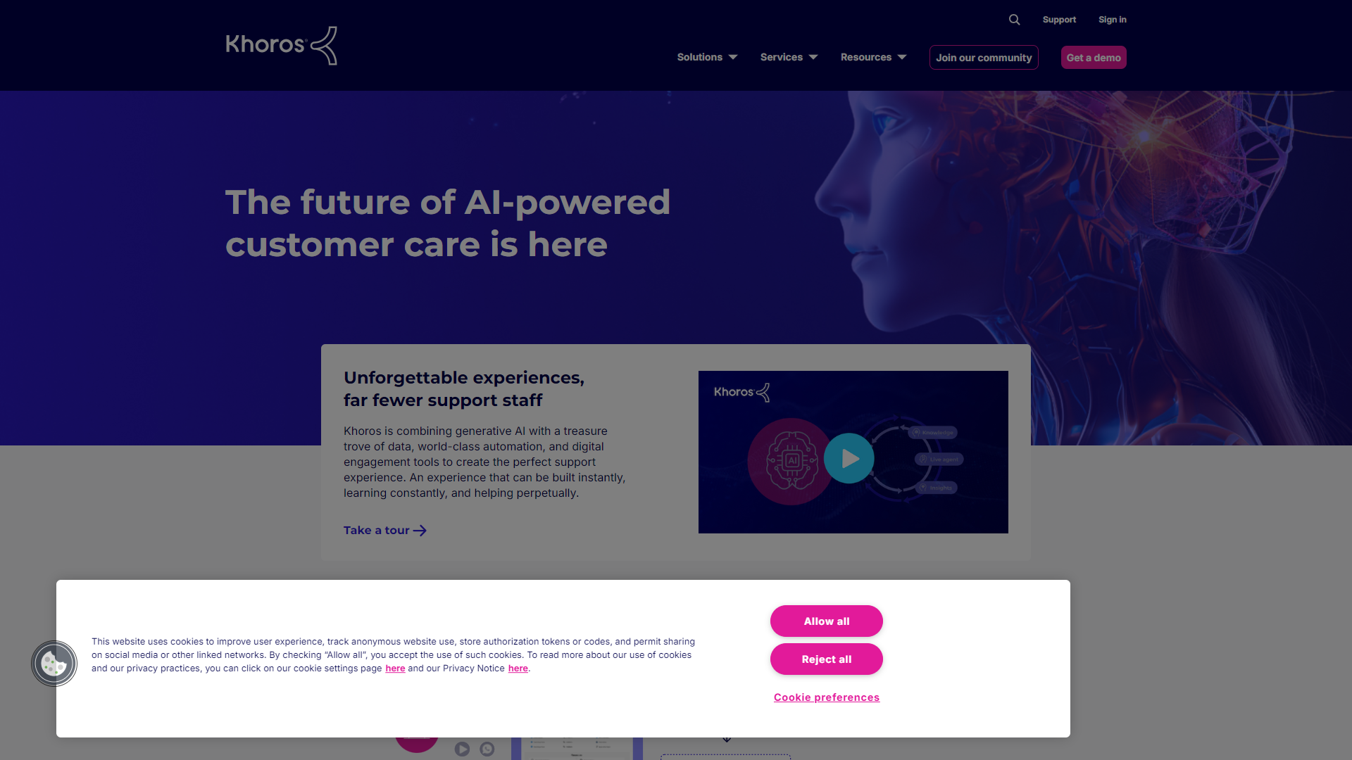 Khoros Service screenshot