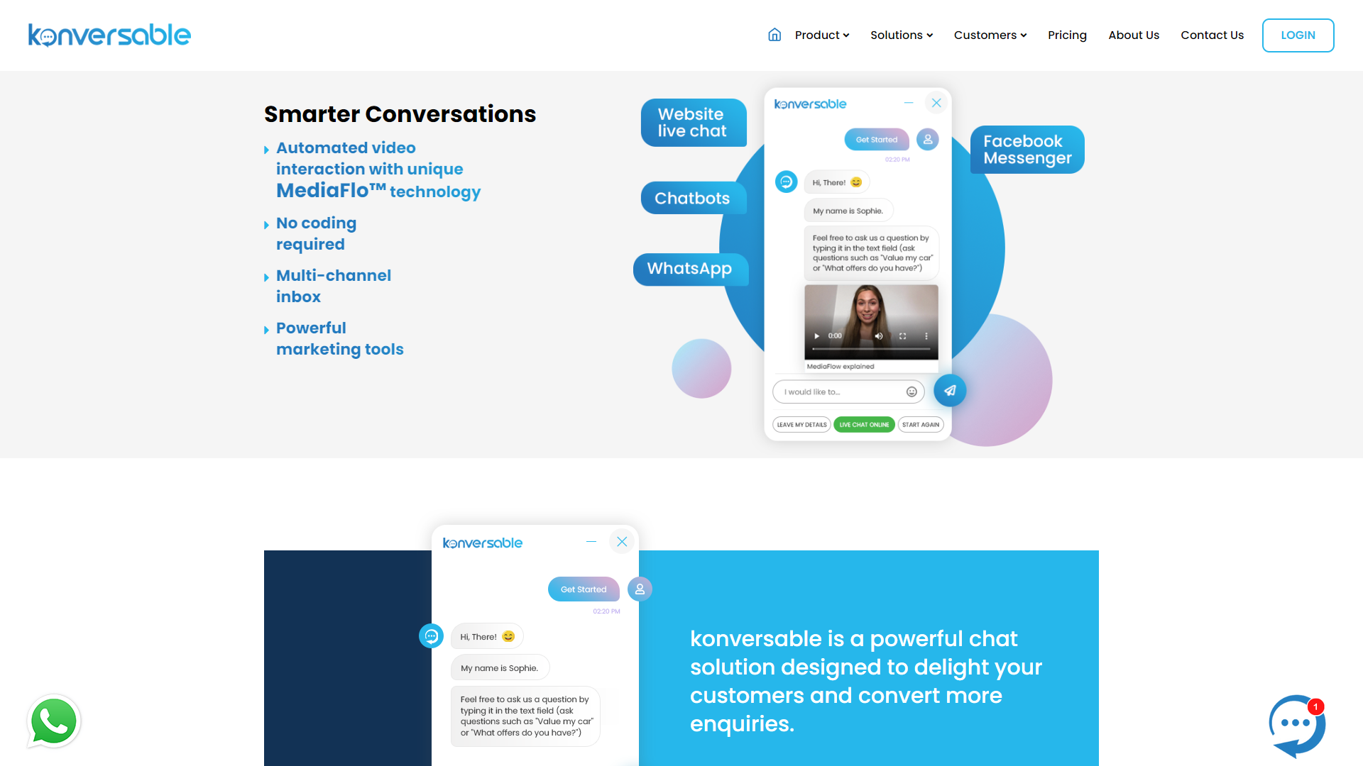 Konversable screenshot