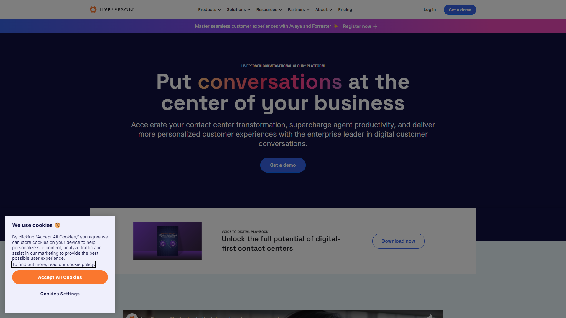 LivePerson screenshot