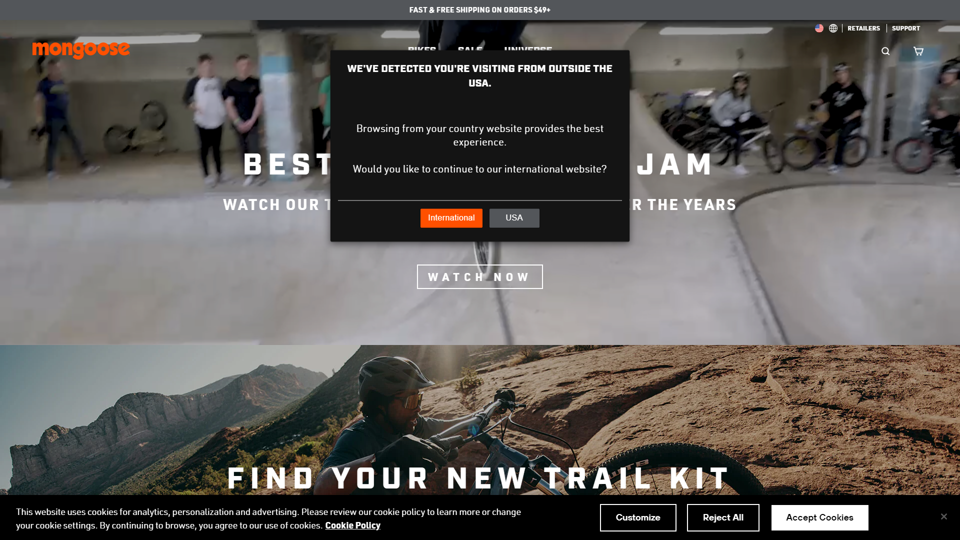 Mongoose Cadence screenshot